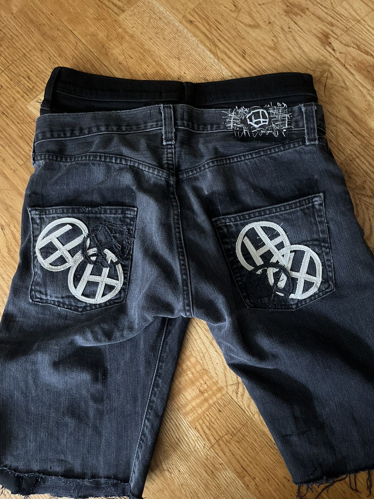 Other double waisted flared jorts Size US 32 / EU 48 - 4 Thumbnail