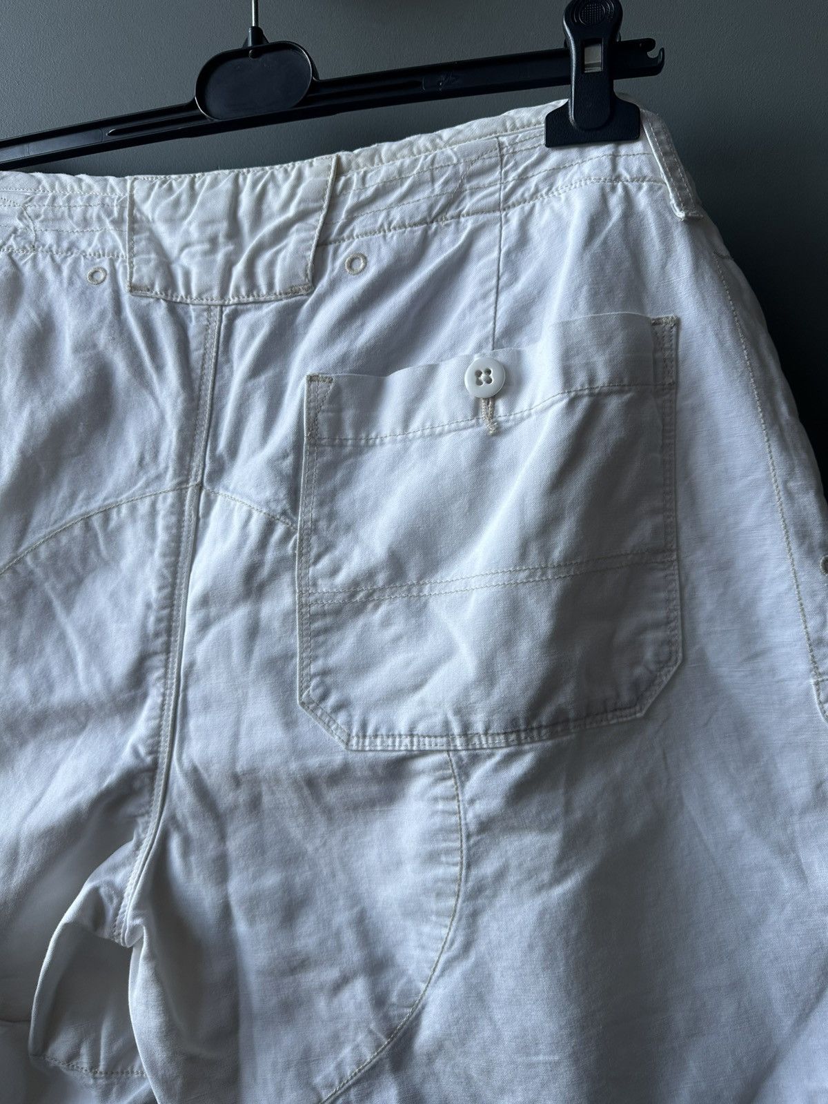 Polo Ralph Lauren Polo Ralph Lauren White Linen Cotton Shorts Size 34 Size US 34 / EU 50 - 7 Thumbnail