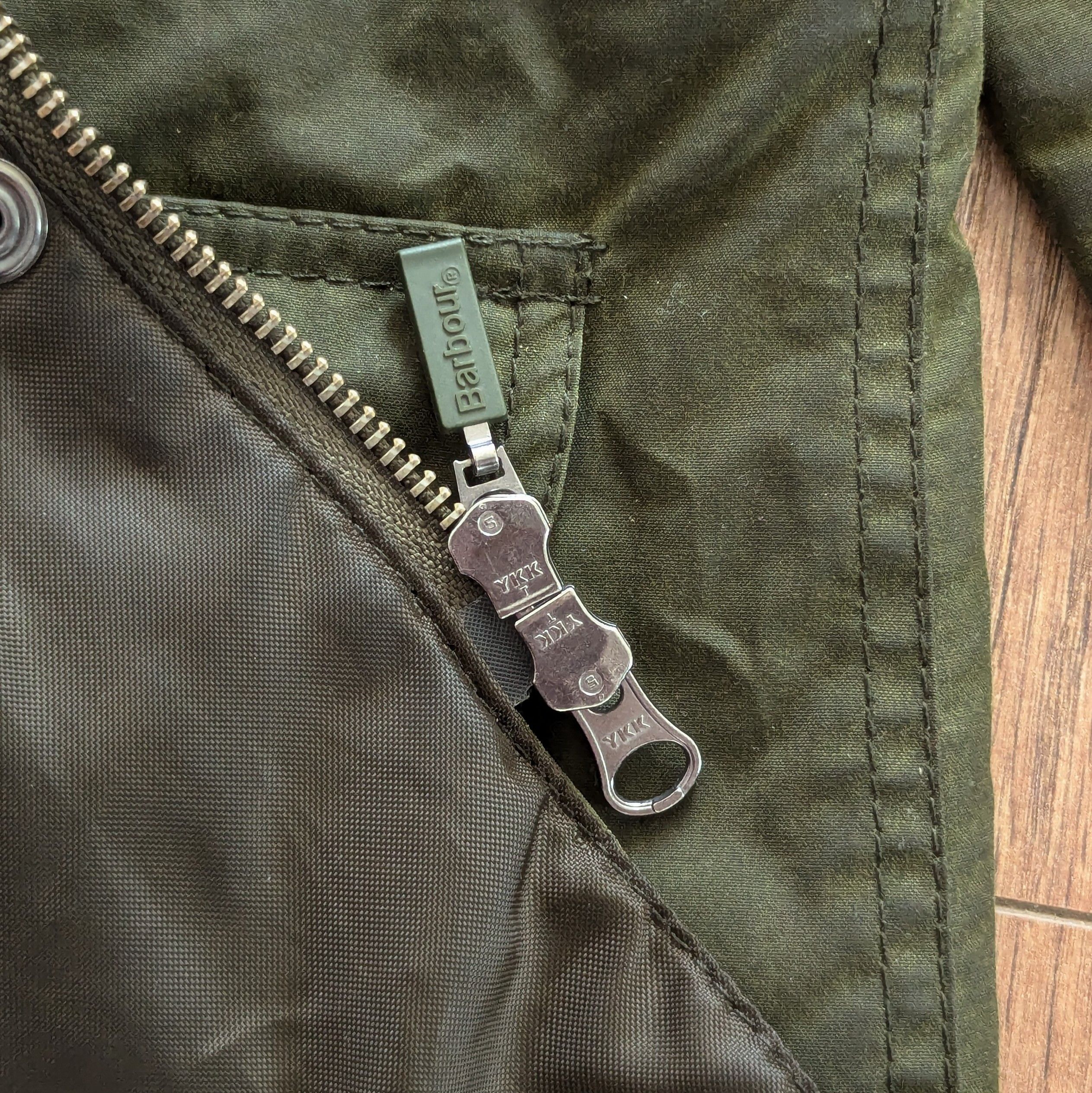 Barbour Barbour Rhossili Wax Jacket Waxed Cotton England Style Green Size M / US 6-8 / IT 42-44 - 10 Thumbnail