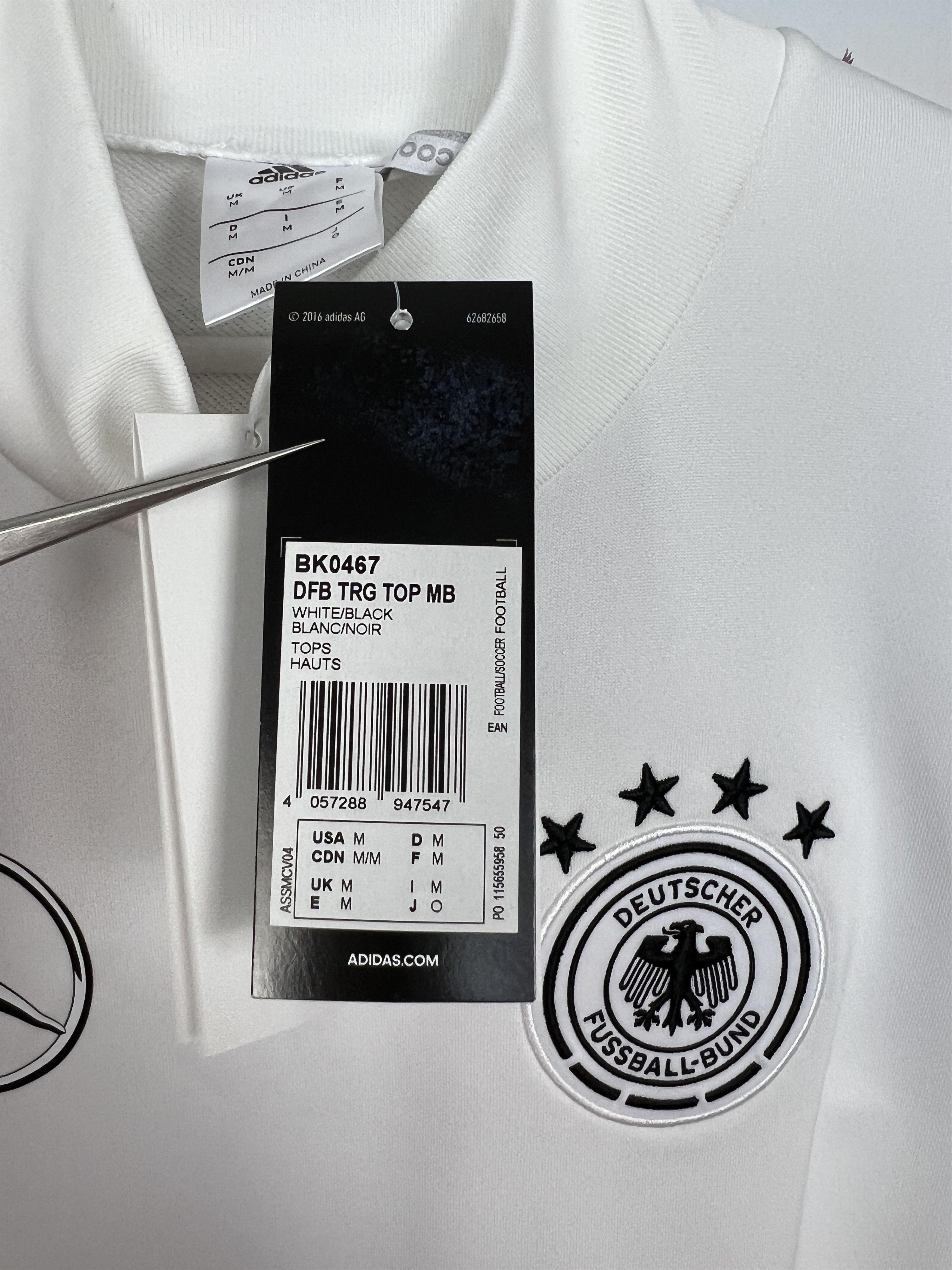 Mercedes-Benz Adidas Germany Mercedes Benz Football Train Sweatshirt Size US M / EU 48-50 / 2 - 10 Thumbnail