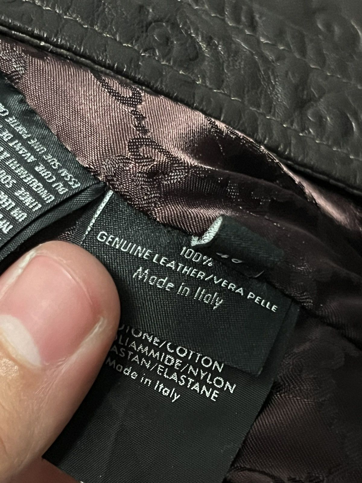 Gucci Gucci Brown Leather Jacket Monogram Size US S / EU 44-46 / 1 - 5 Thumbnail