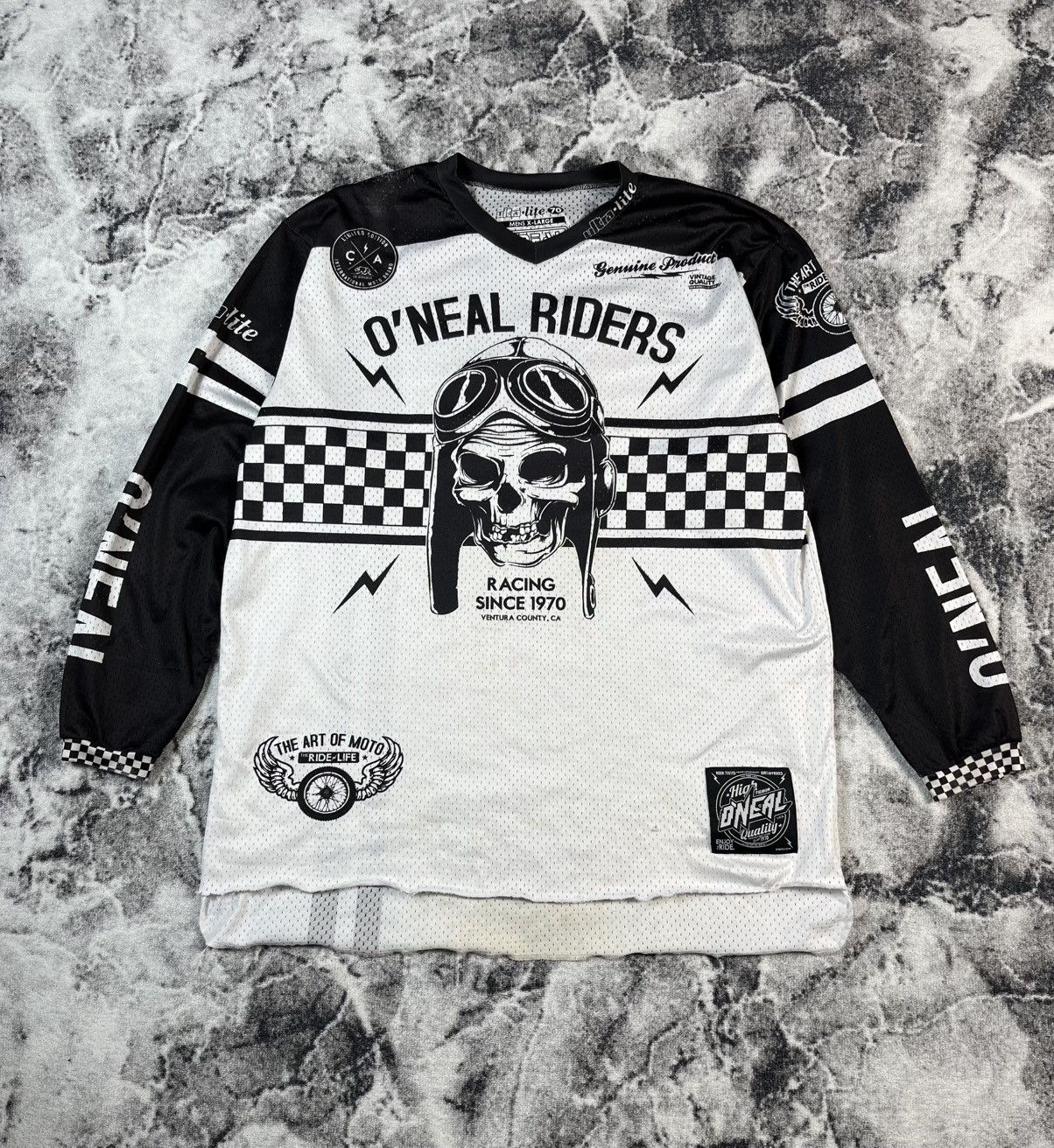 Other Vintage O’Neal Riders Skull Moto Jersey XXL Size US XXL / EU 58 / 5 - 1 Thumbnail