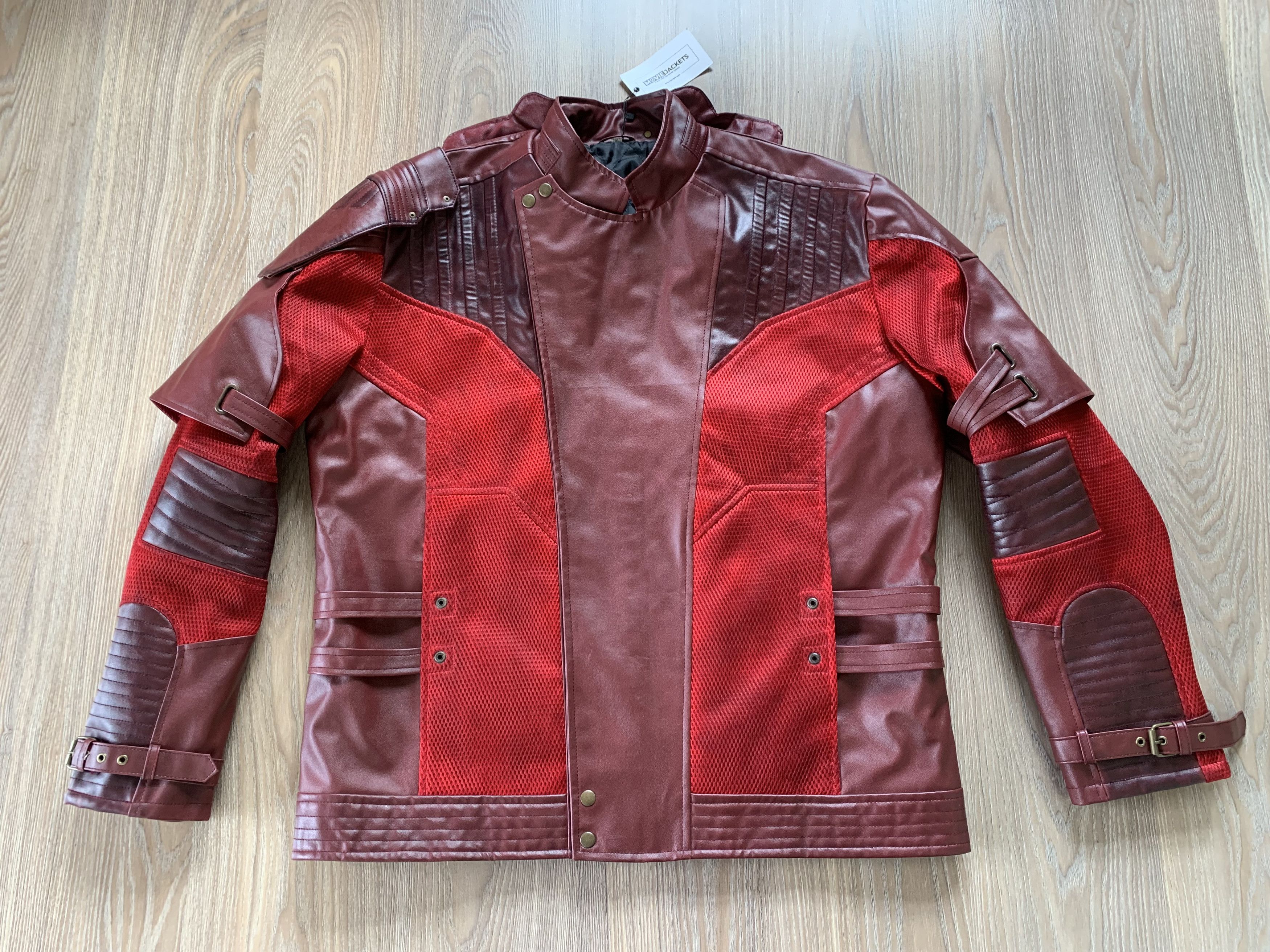 Other Star Lord Cosplay Costume Leather Jacket Size US XXL / EU 58 / 5 - 2 Thumbnail