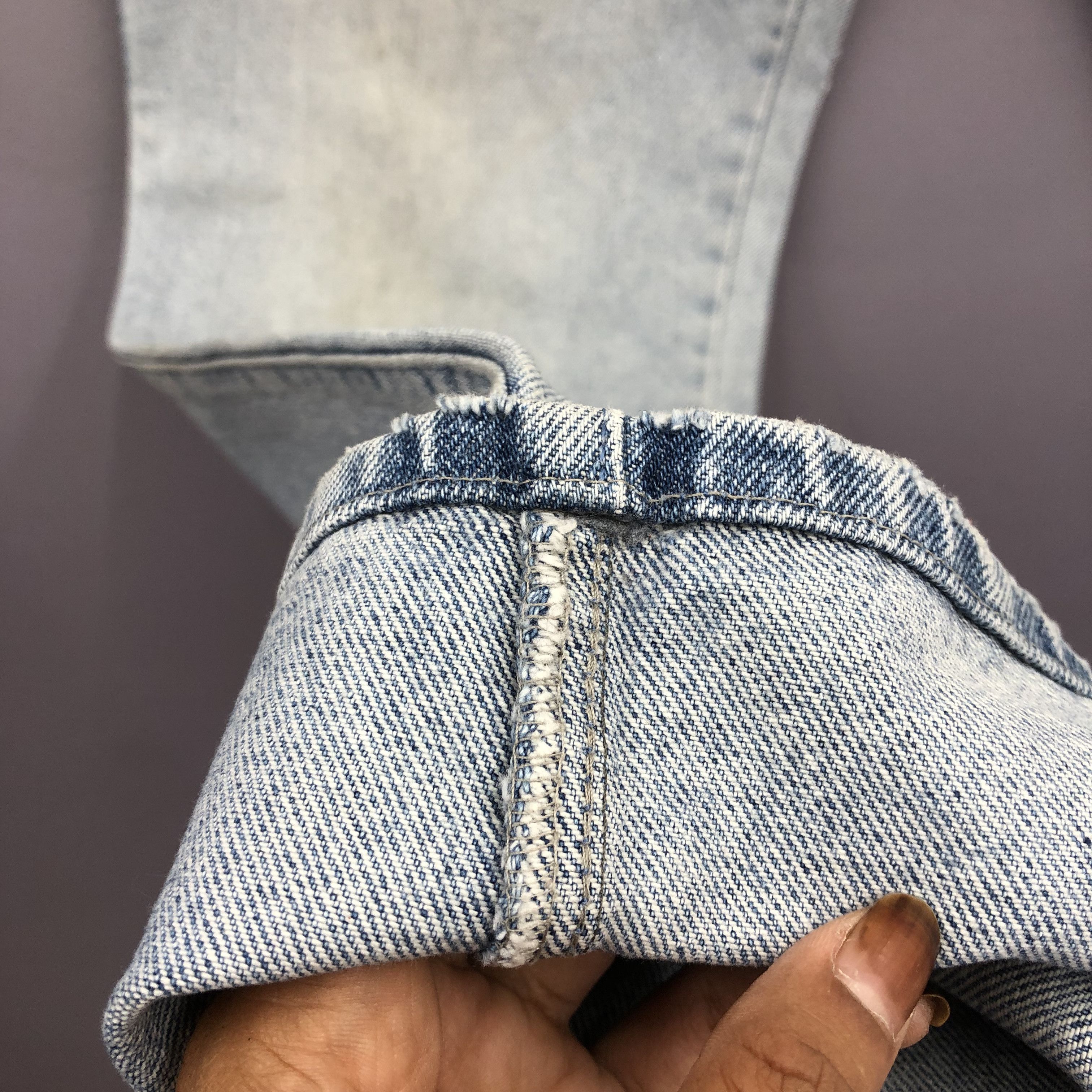 Japanese Brand Vintage Lever's Italy Jeans Light Wash Faded Denim Pants Size US 32 / EU 48 - 6 Thumbnail