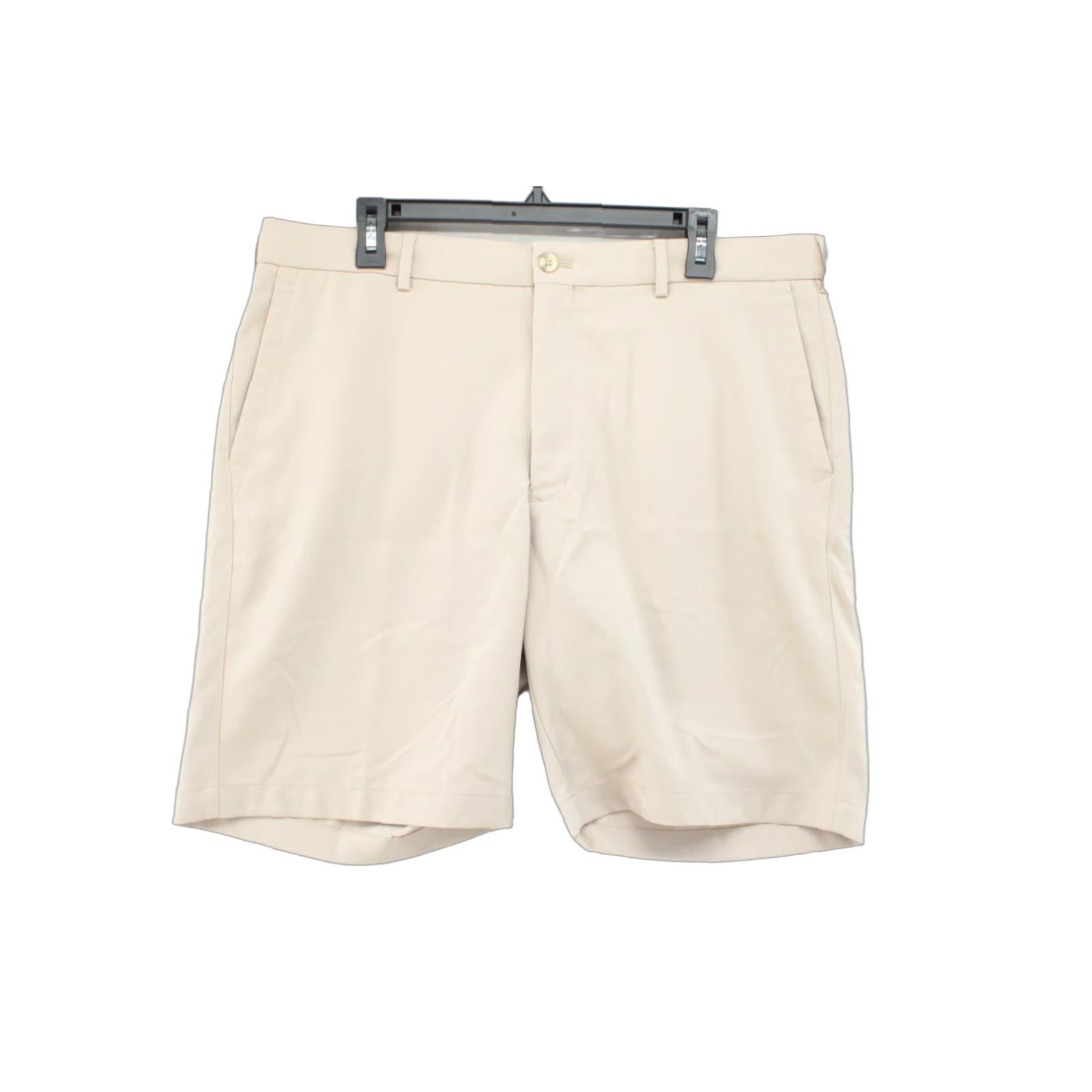 Peter Millar Peter Millar Golf Shorts Beige Performance 9" Mid Rise Mens 36 Chino Casual Pockets Logo 9" Inseam Size US 36 / EU 52 - 1 Thumbnail