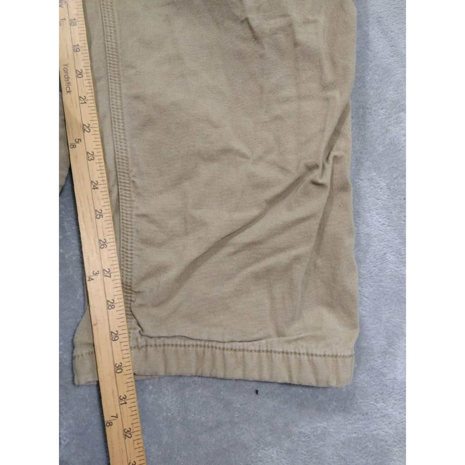 Carhartt Carhartt Pants Mens 50x32 Beige Rigby Lined Relaxed Straight Canvas Rugged Flex Chino Casual Workwear Big & Tall 50 Beige Mens Pants Size US 34 / EU 50 - 5 Thumbnail