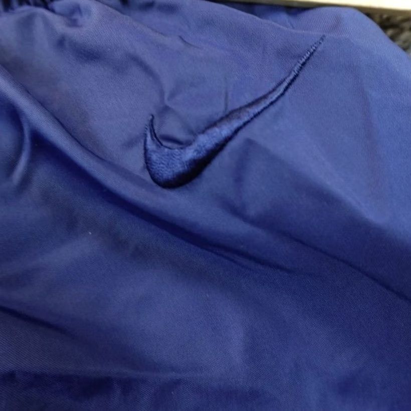 Nike Nike Pants Mens L Blue Windbreaker Track Drawstring Ankle Zip Swoosh 90s Y2K VTG Size US 33 - 6 Thumbnail