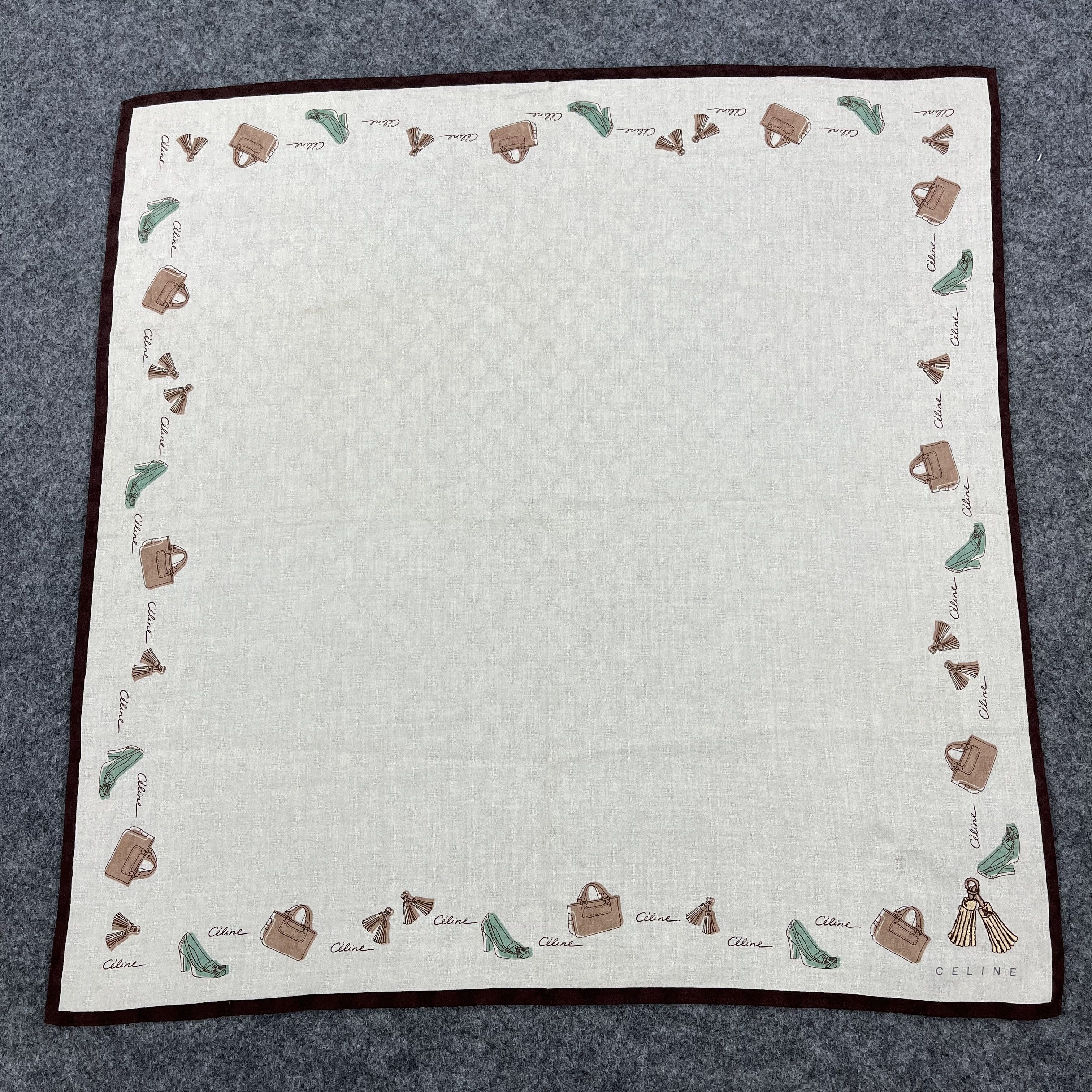 Celine Celine Handkerchief / Bandana / Headscarf B1688 Size ONE SIZE - 1 Thumbnail