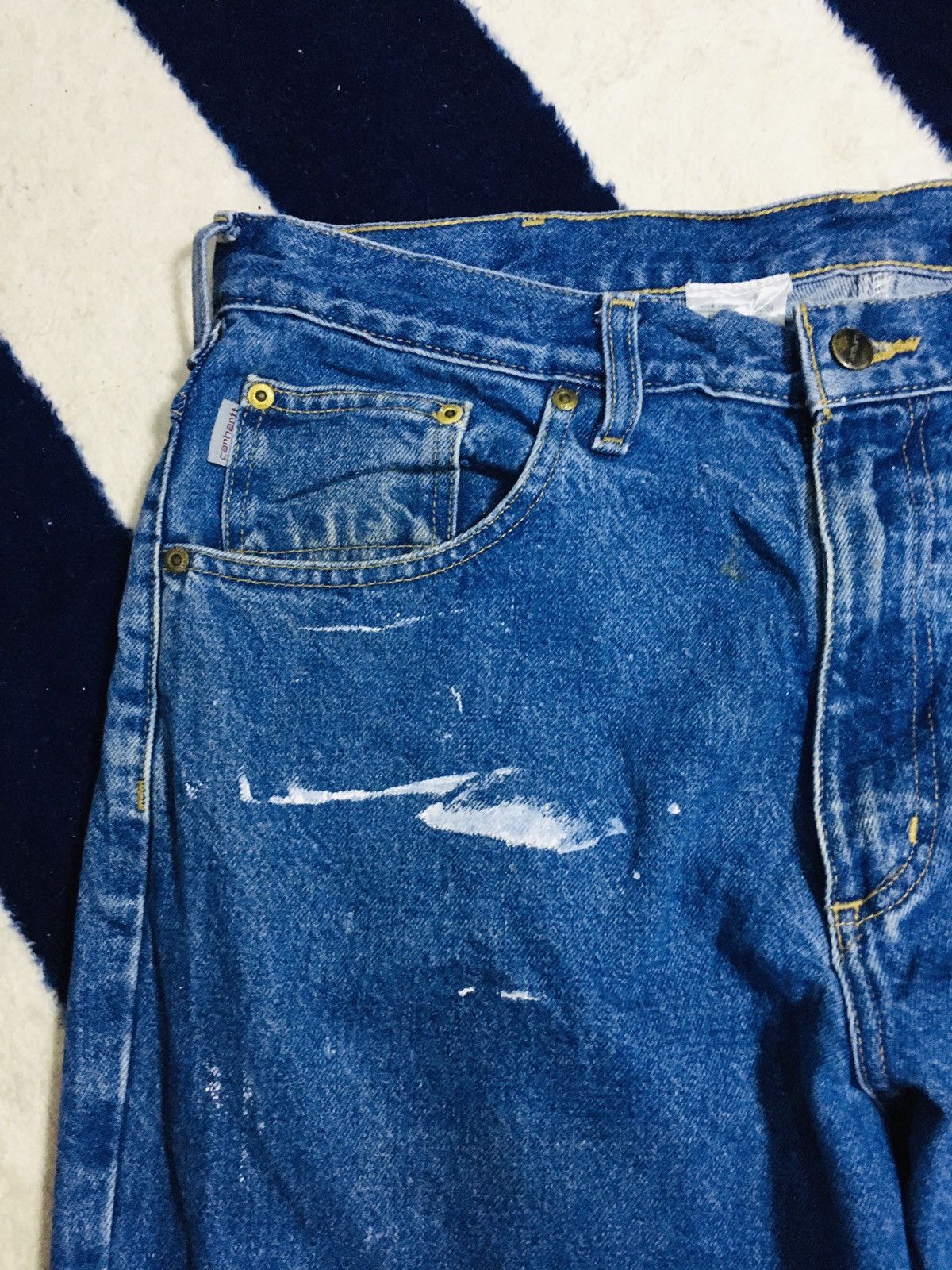 Carhartt Carhartt Distressed Jeans (16) Size US 36 / EU 52 - 14 Thumbnail