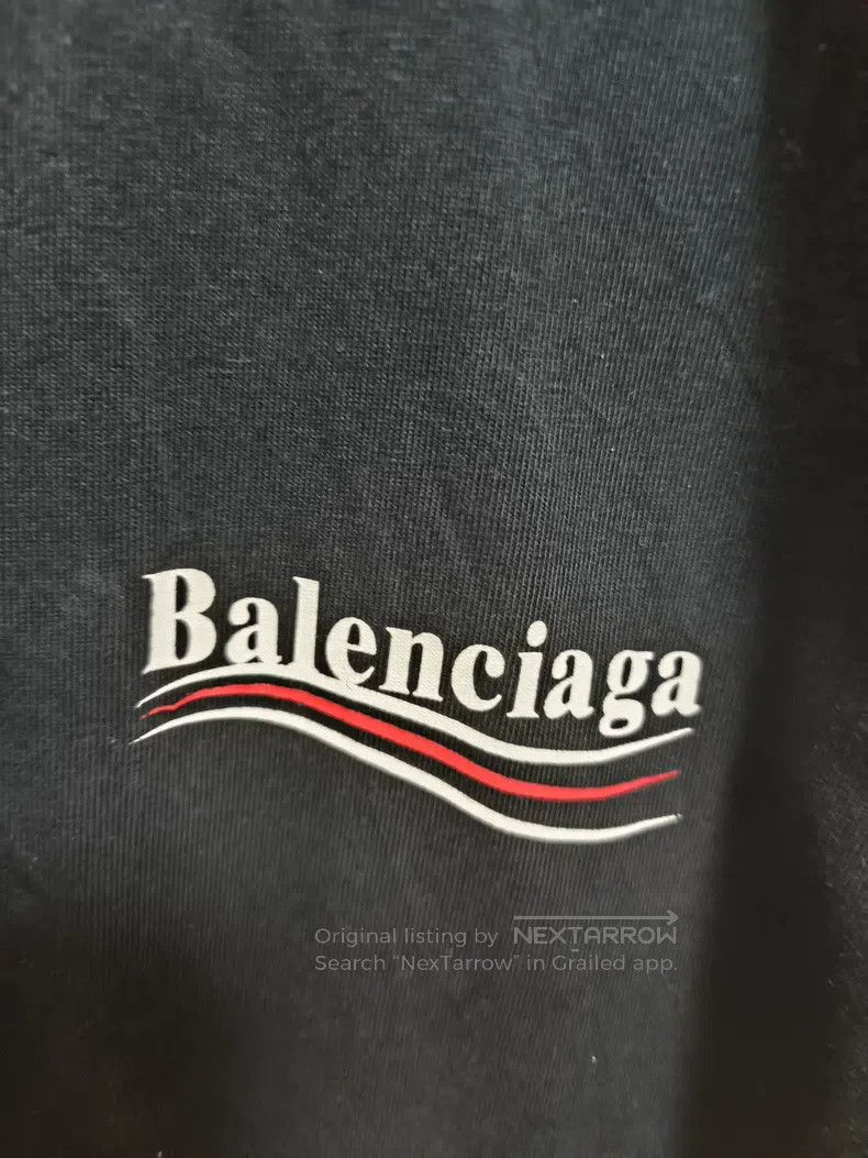 Balenciaga Balenciaga Black Embroidered Coke Short Sleeve Size US S / EU 44-46 / 1 - 2 Thumbnail