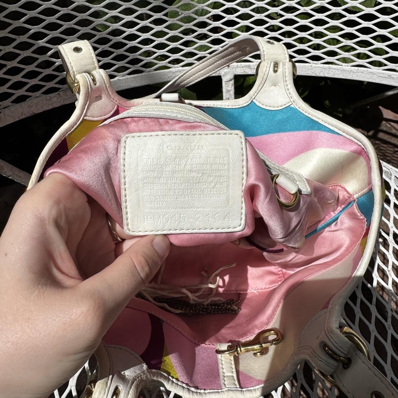 Coach Rare Y2K Colorful Satin Coach Mini Tote Size ONE SIZE - 7 Thumbnail