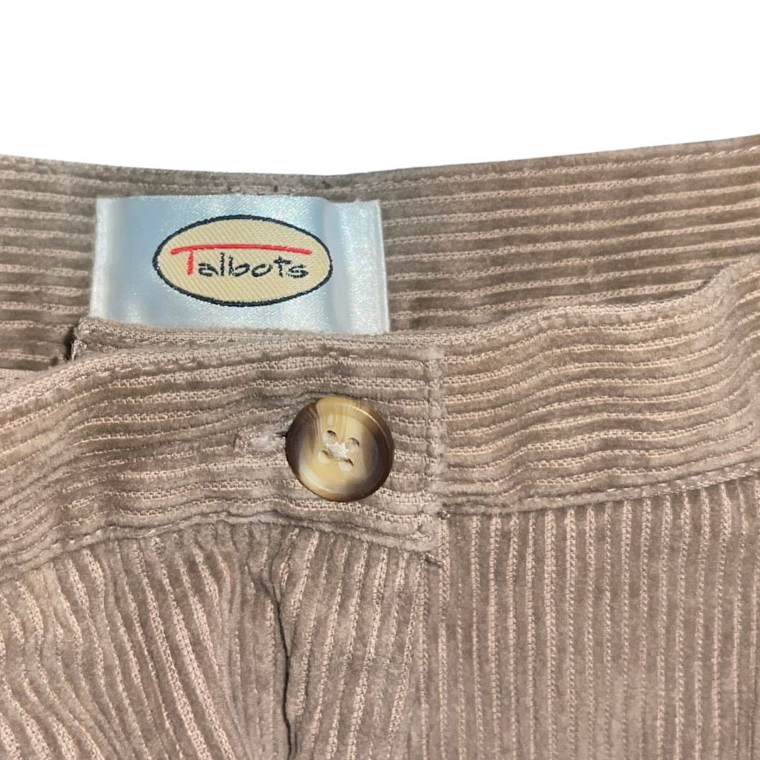 Other Talbots Women High Rise Chunky Corduroy Pants 16 Vintage Size 38" / US 16 / IT 52 - 3 Thumbnail