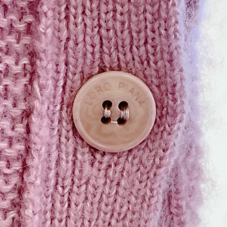 Loro Piana LORO PIANA Pink side buttoned cashmere sweater Size M / US 6-8 / IT 42-44 - 6 Thumbnail