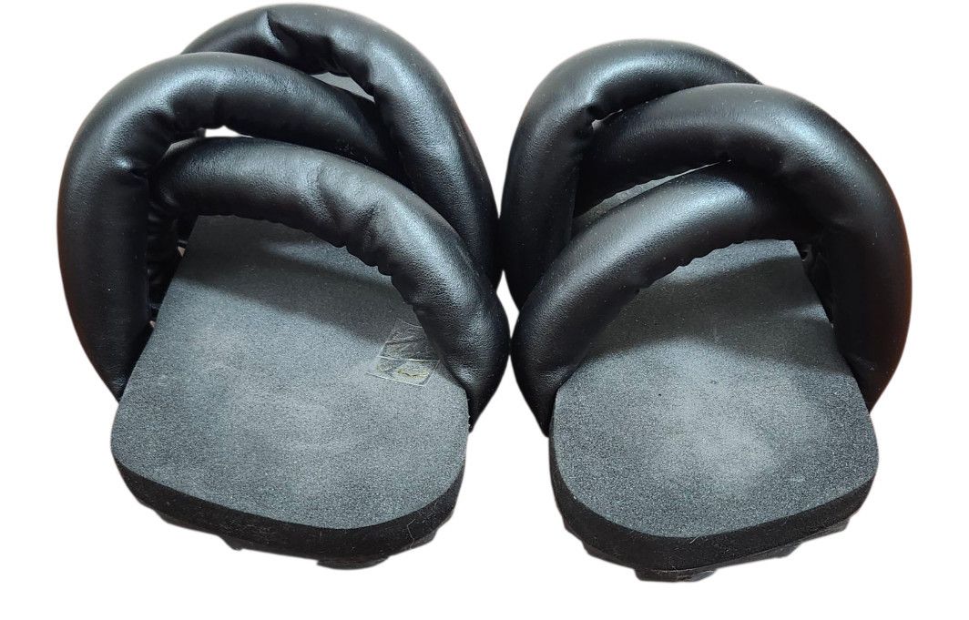 YUME YUME YUME YUME Tyre slide Sandals Black Size 8 US Approx. 10 in Size US 8 / IT 38 - 3 Thumbnail