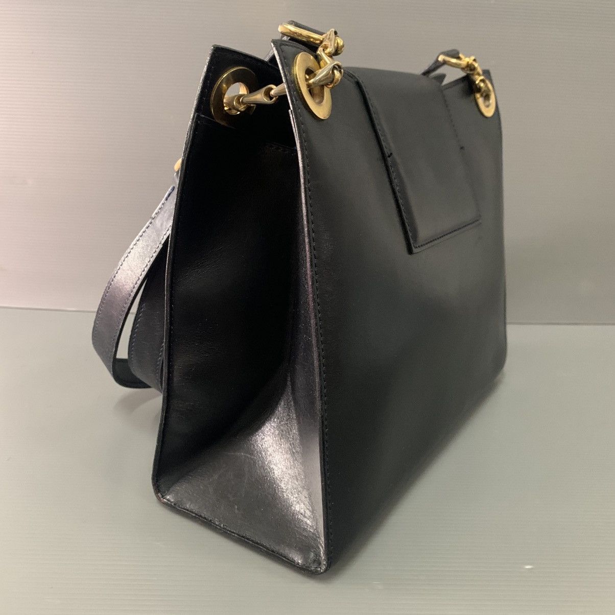 Celine Celine Box Leather Shoulder Bag Size ONE SIZE - 6 Thumbnail