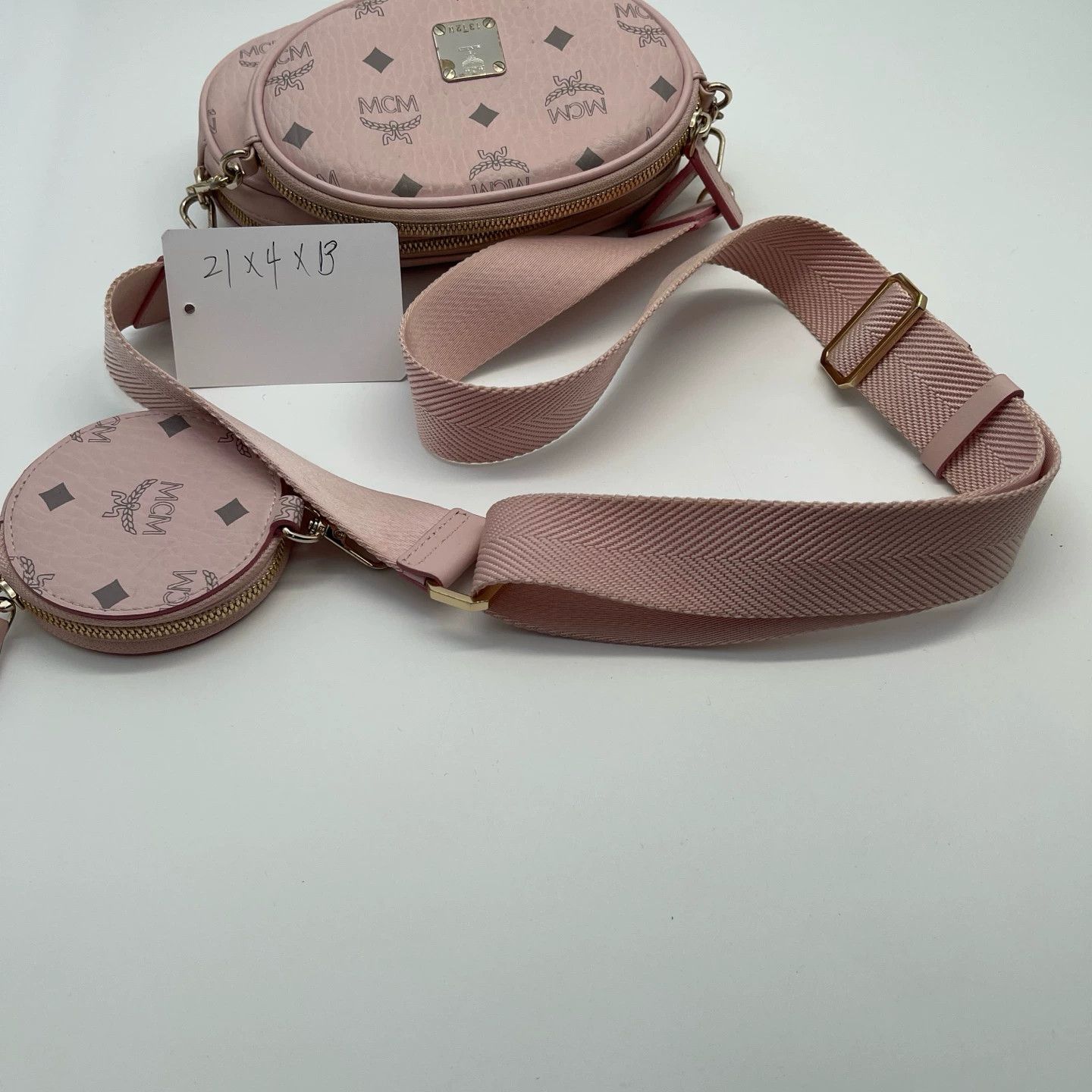 MCM mcm 3-in-1 mist pink crossbody bag Size ONE SIZE - 9 Thumbnail