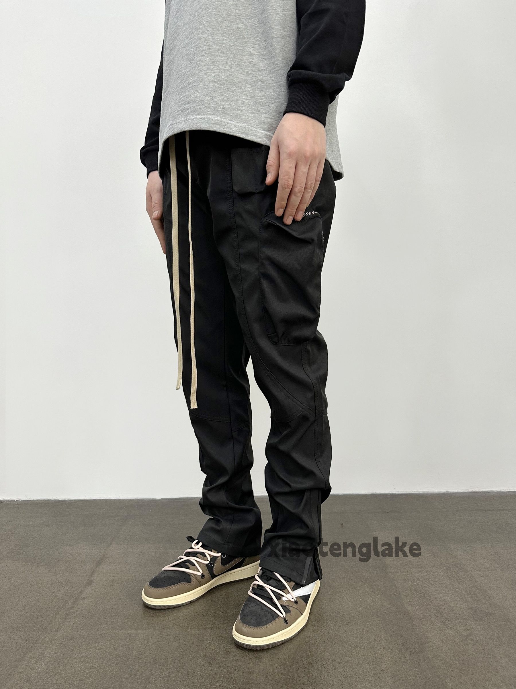 Designer × Japanese Brand × Vintage zipper utility punk grunge bootcut tactical cargo pants Size US 32 / EU 48 - 6 Thumbnail