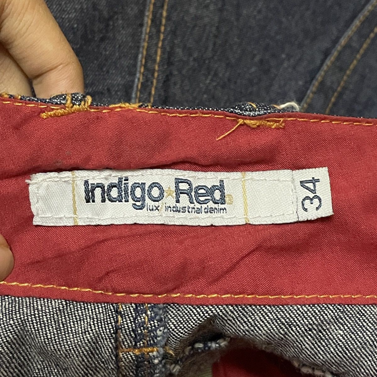 Japanese Brand × Vintage Rare Design Vintage Brand Indigo Red Sukajan Jeans 2000s Size US 34 / EU 50 - 8 Thumbnail