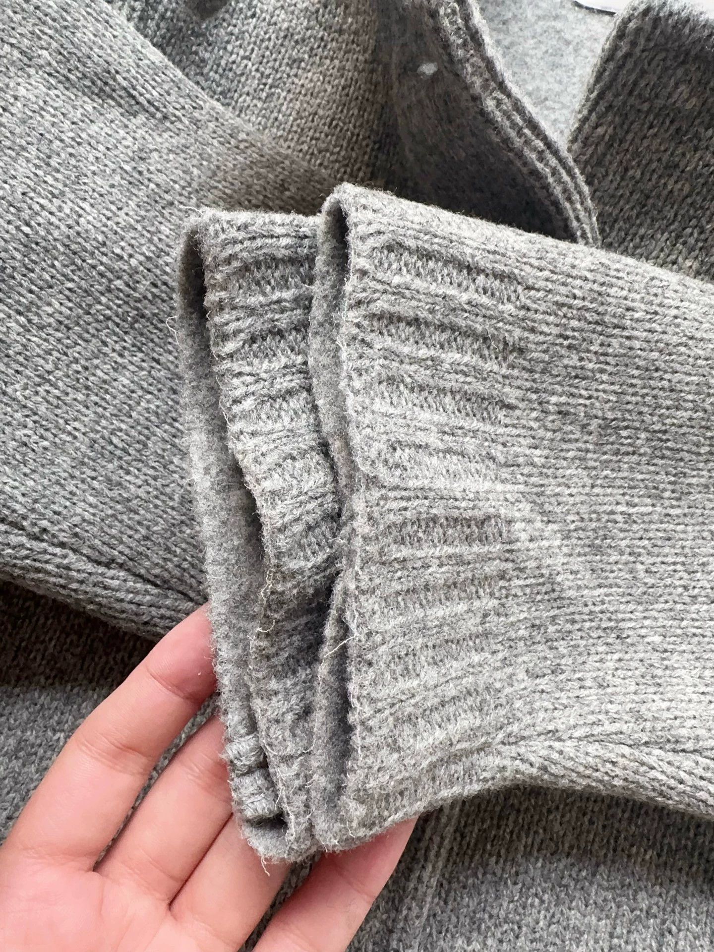 Miu Miu MIU MIU 98 New Gray Knit Jacket Women's 24FW 40 Size M / US 6-8 / IT 42-44 - 7 Thumbnail