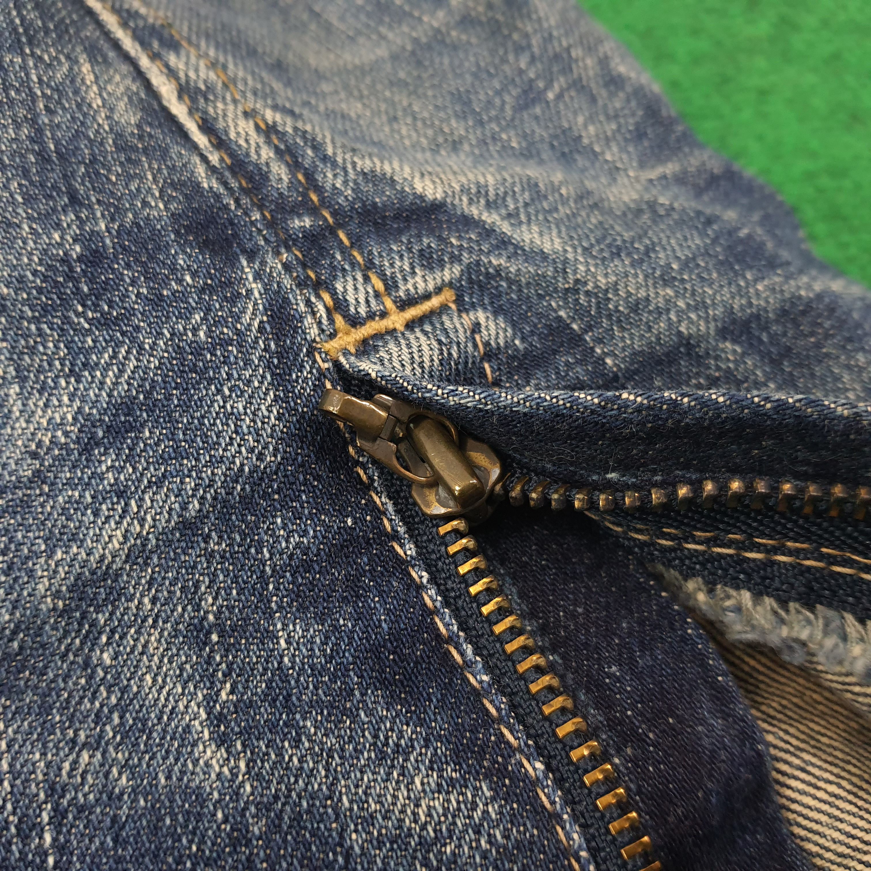 Hysteric Glamour Vintage Hysteric Glamour Japan 3Q Custom Logo Jeans C258N28 Size 27" / US 4 / IT 40 - 8 Thumbnail