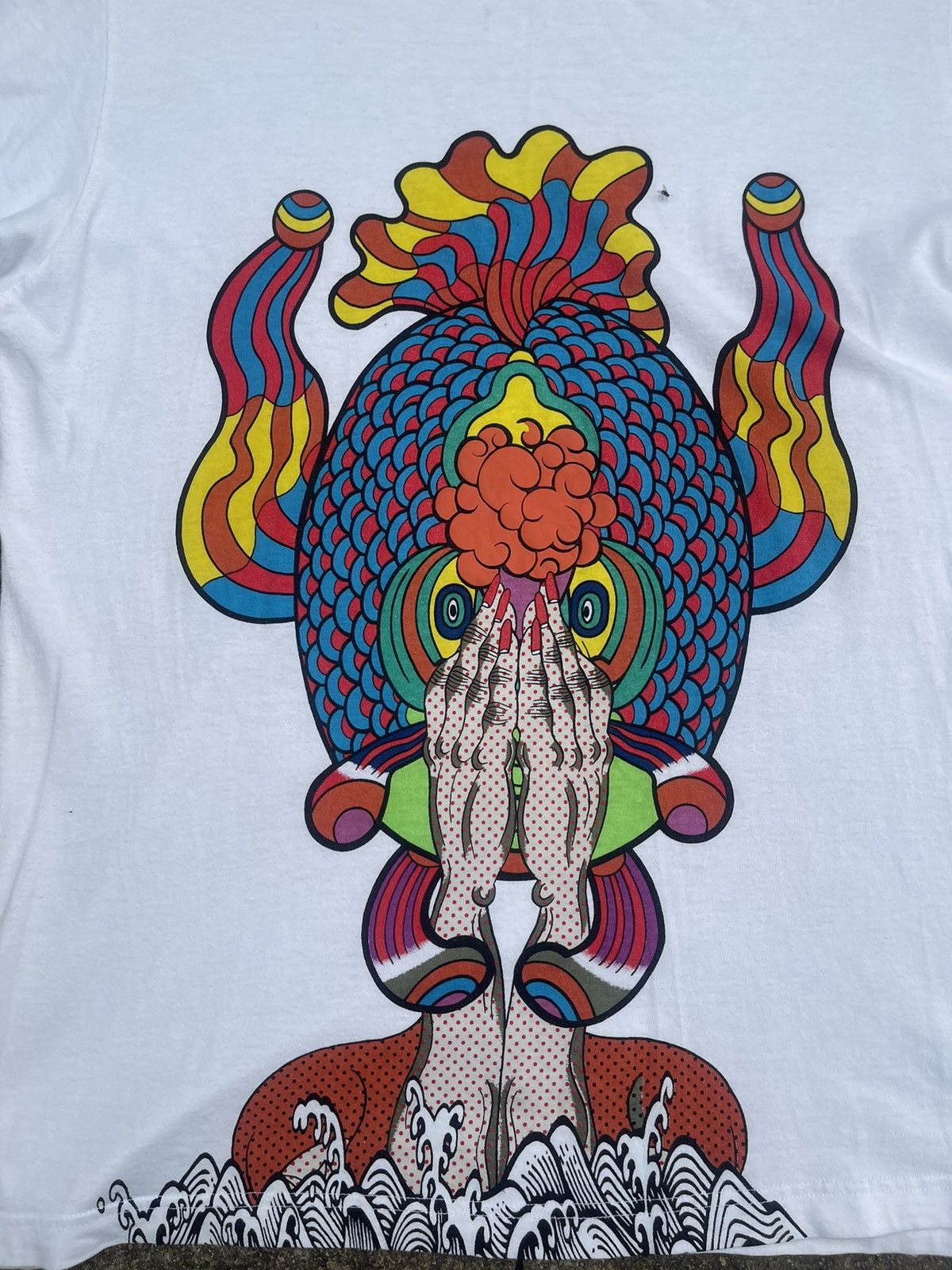 Japanese Brand × Vintage Vintage Pop Art T shirt Japanese XL Warhol Basquiat Haring Size US XL / EU 56 / 4 - 4 Thumbnail