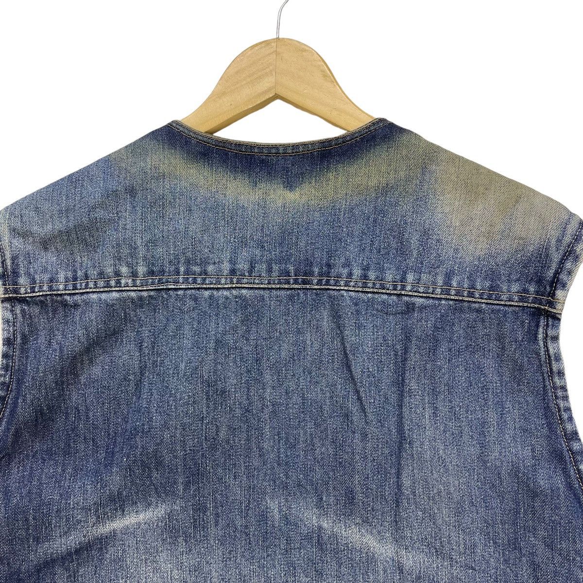 Oshkosh × Vintage Vintage Oshkosh Distressed Vest Denim Jacket Size US L / EU 52-54 / 3 - 7 Thumbnail