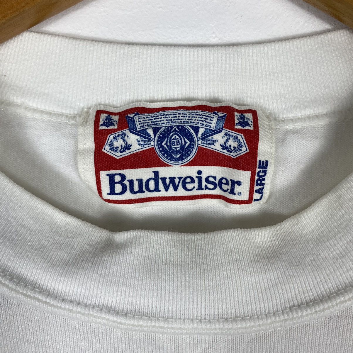 Budweiser × Vintage Vintage 80's BUDWEISER This Bud's For You Promo Tee Size US L / EU 52-54 / 3 - 9 Thumbnail
