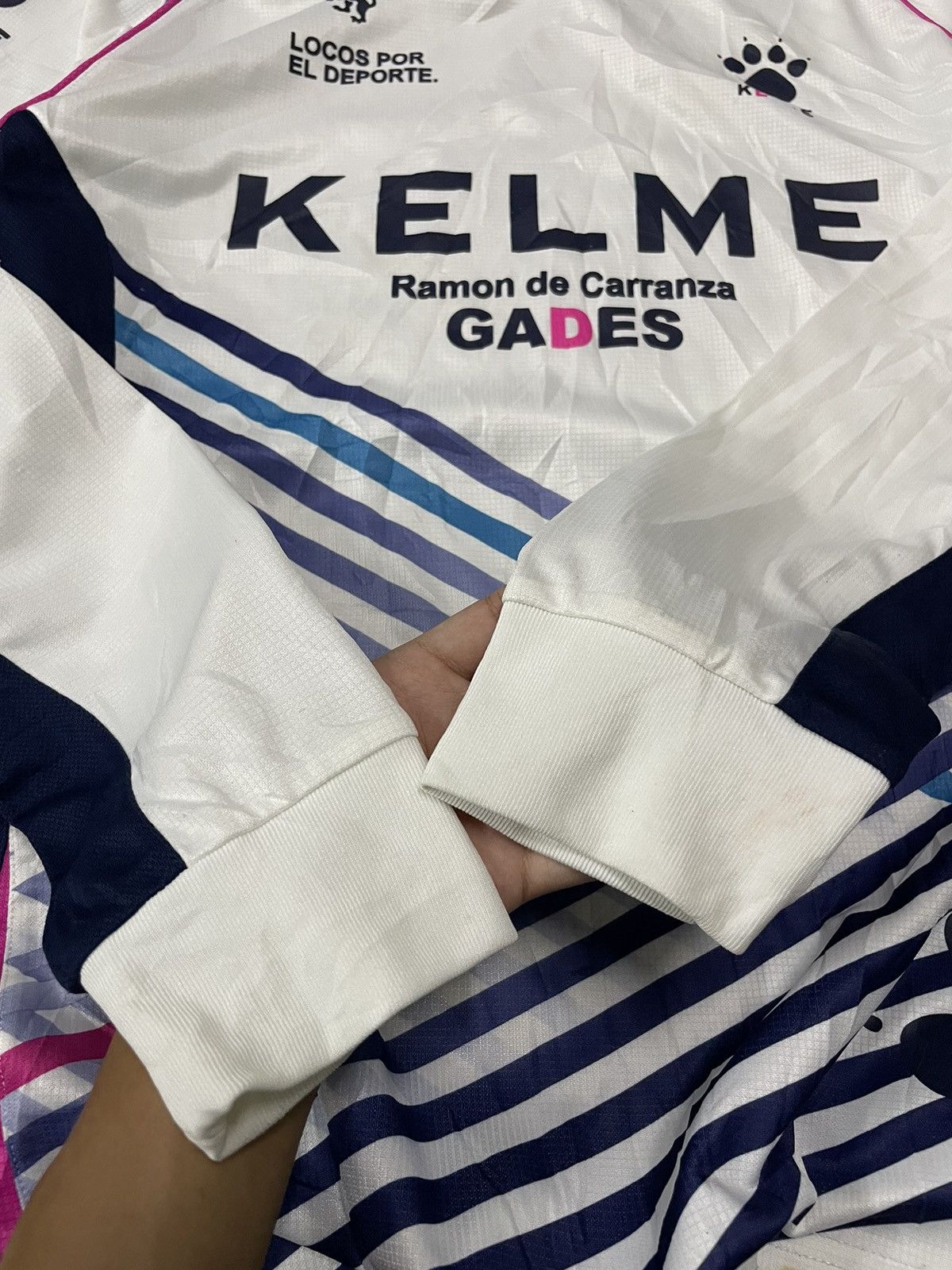Japanese Brand Kelme Longsleeve Jerseys Size US XL / EU 56 / 4 - 8 Thumbnail