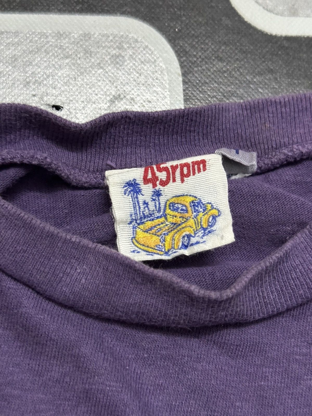 45rpm 45Rpm Og Logo Japan Purple T-Shirt Fit S Size US S / EU 44-46 / 1 - 4 Thumbnail