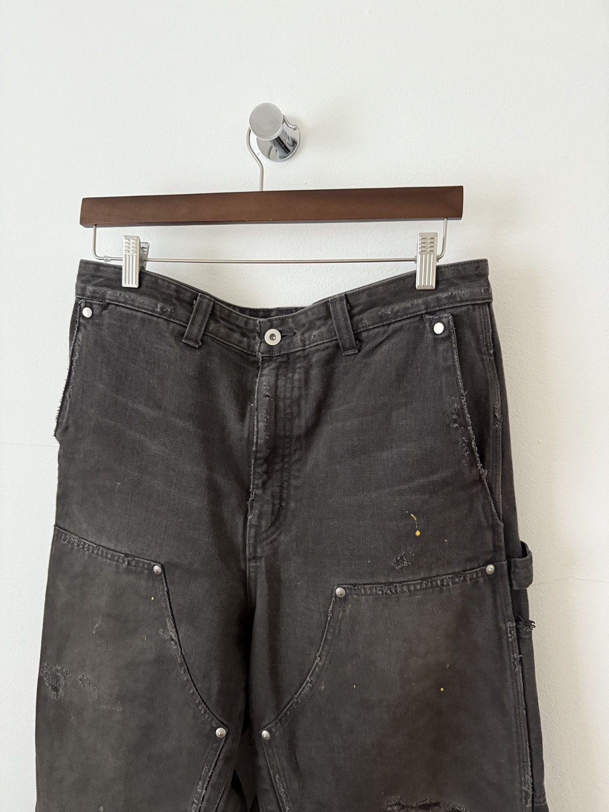Vuja De Gunther Destroyed Double-Knee Pants Size US 33 - 7 Thumbnail