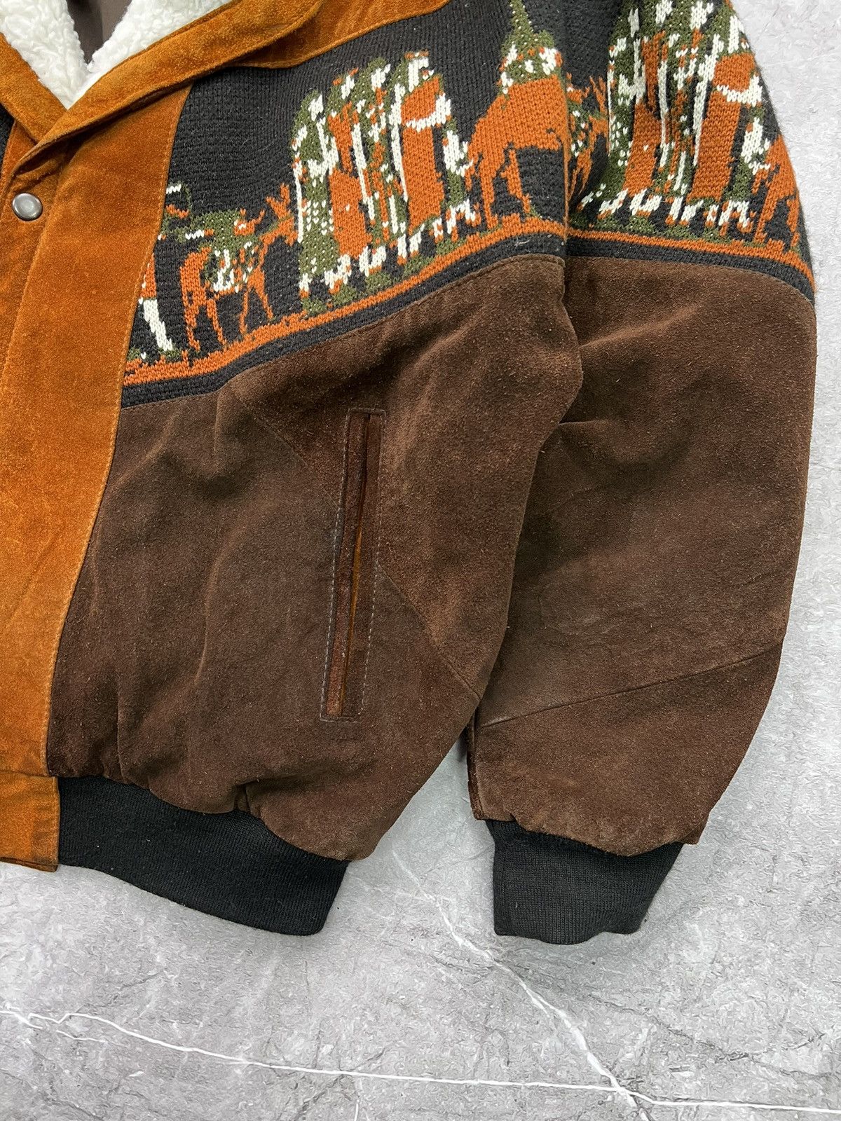 If Six Was Nine × Vintage Vintage Suede Fringe Cowboy Western Leather Jacket Hype Rare Size US L / EU 52-54 / 3 - 4 Thumbnail
