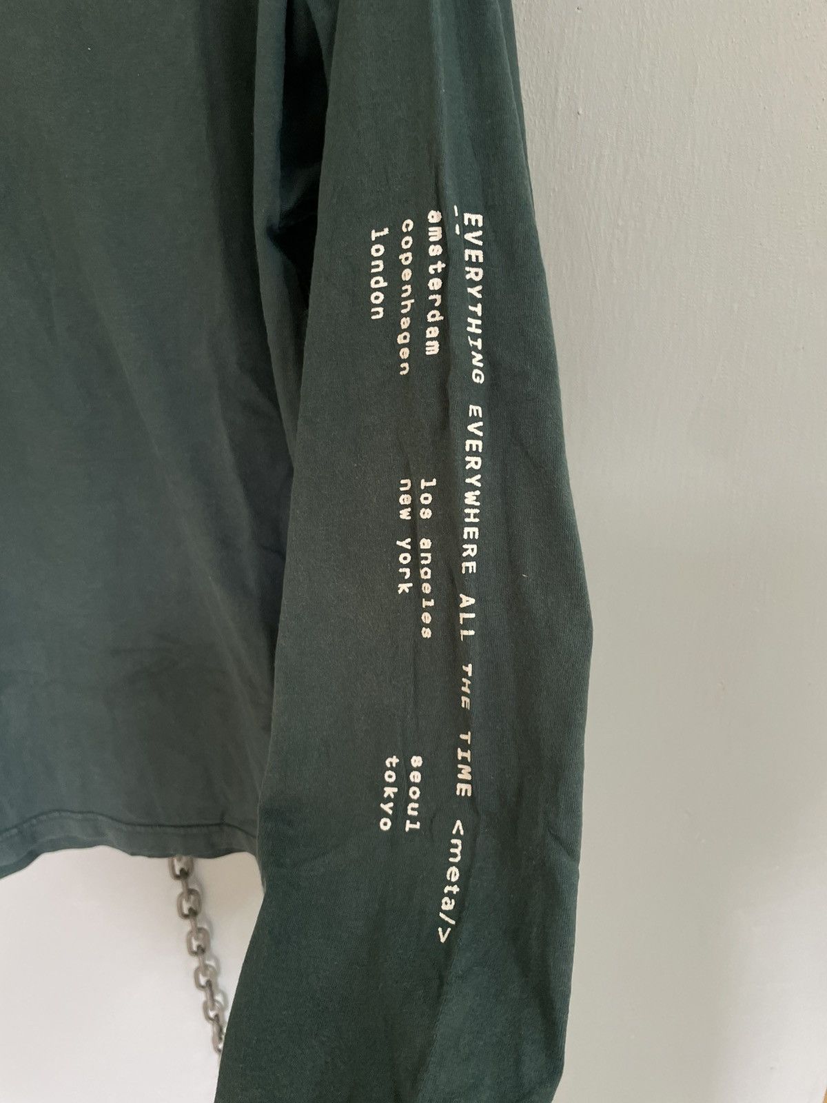Obey Obey Aphex Twin design long sleeve t shirt Size US L / EU 52-54 / 3 - 6 Thumbnail