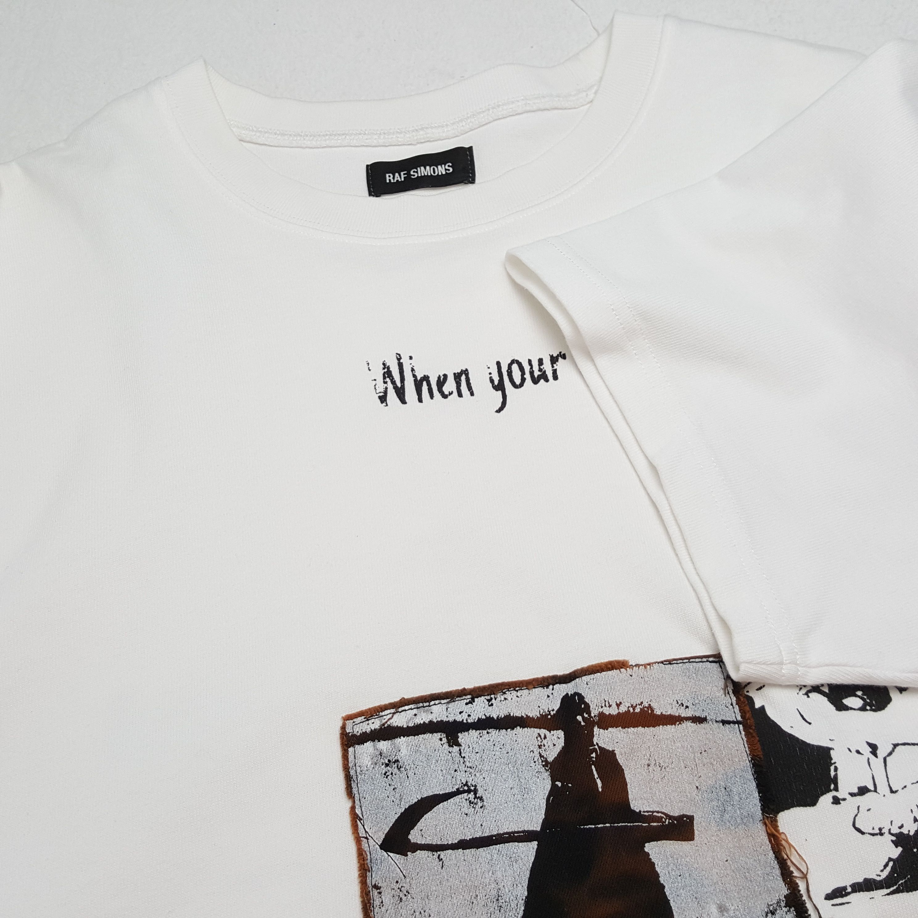 Vintage RAF SIMONS Fashion Brand Designer Tshirt Size US L / EU 52-54 / 3 - 7 Thumbnail