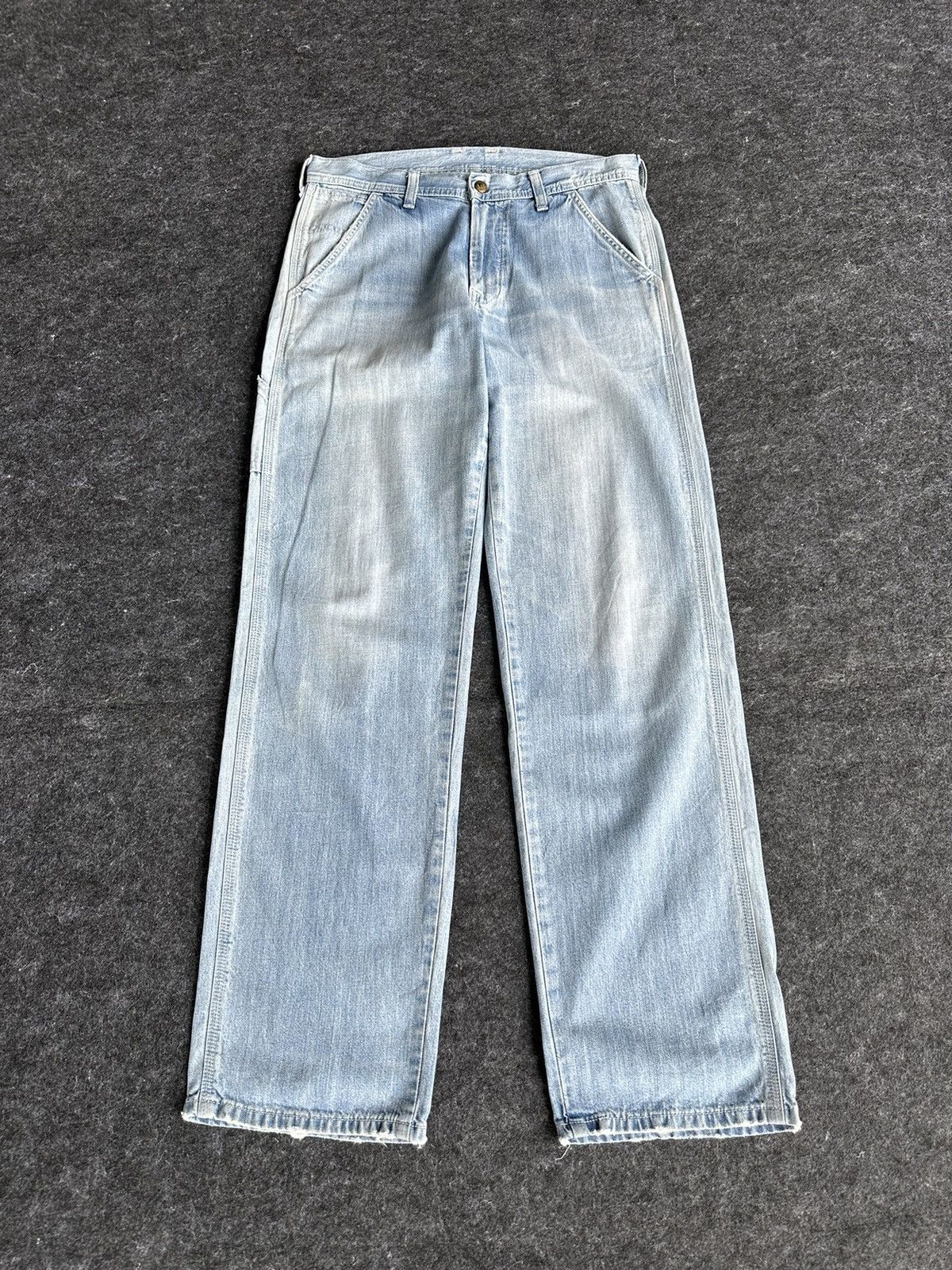 Lee × Vintage Vintage Lee Union Made Sanforized Carpenter Denim D462 Size US 30 / EU 46 - 1 Thumbnail