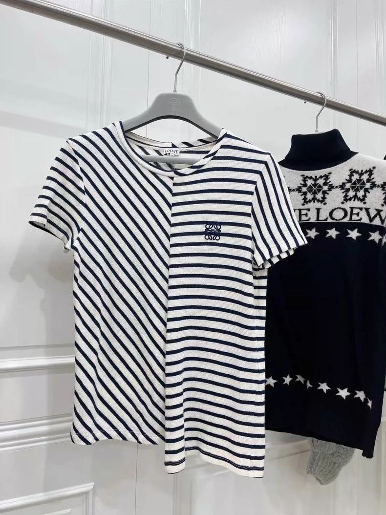 Loewe LOEWE Striped irregular t-shirt Size S / US 4 / IT 40 - 3 Thumbnail
