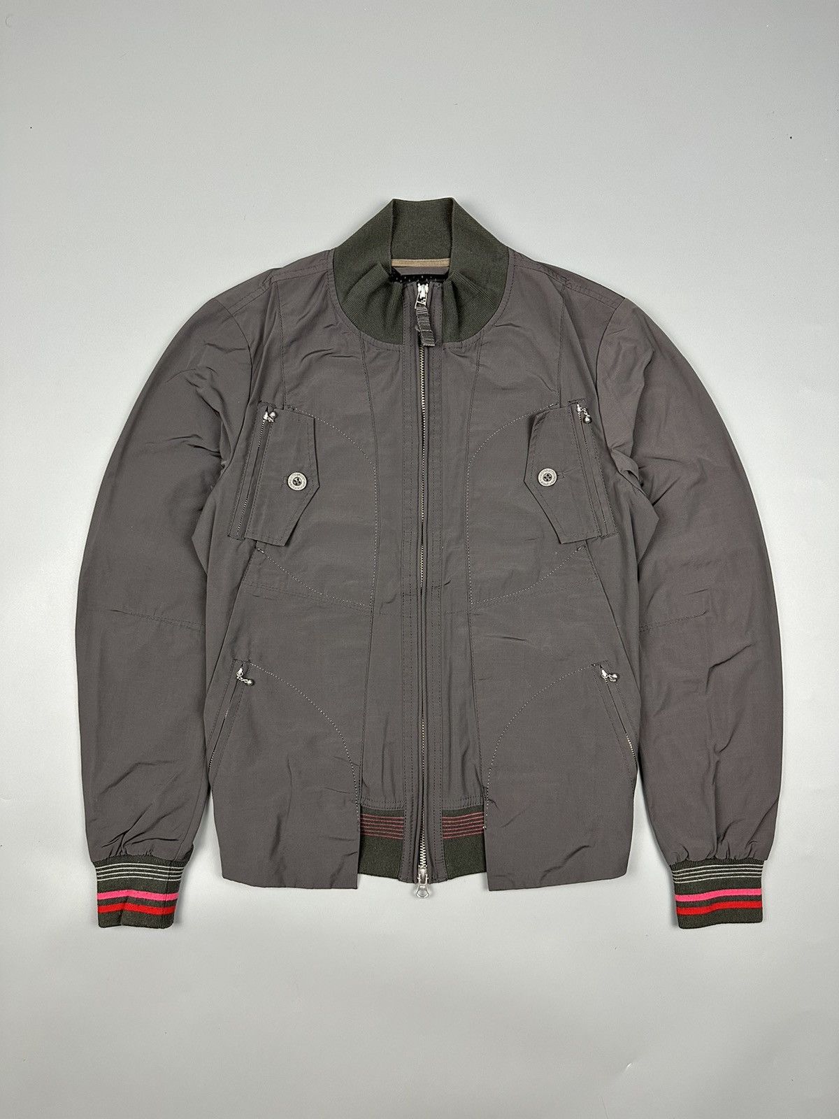 Designer × Marithe + Francois Girbaud Rare Marithe Francois Girbaud Le Jean De Light Bomber Jacket Size US S / EU 44-46 / 1 - 1 Thumbnail