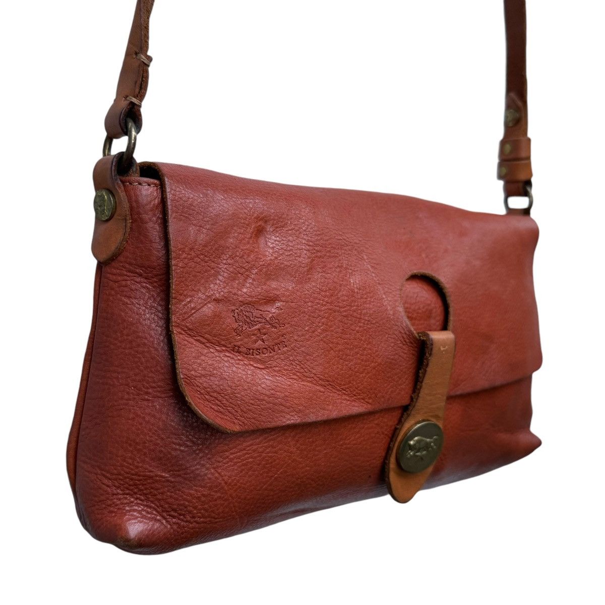 Il Bisonte IL Bisonte Genuine Leather Sling Bag Size ONE SIZE - 5 Thumbnail