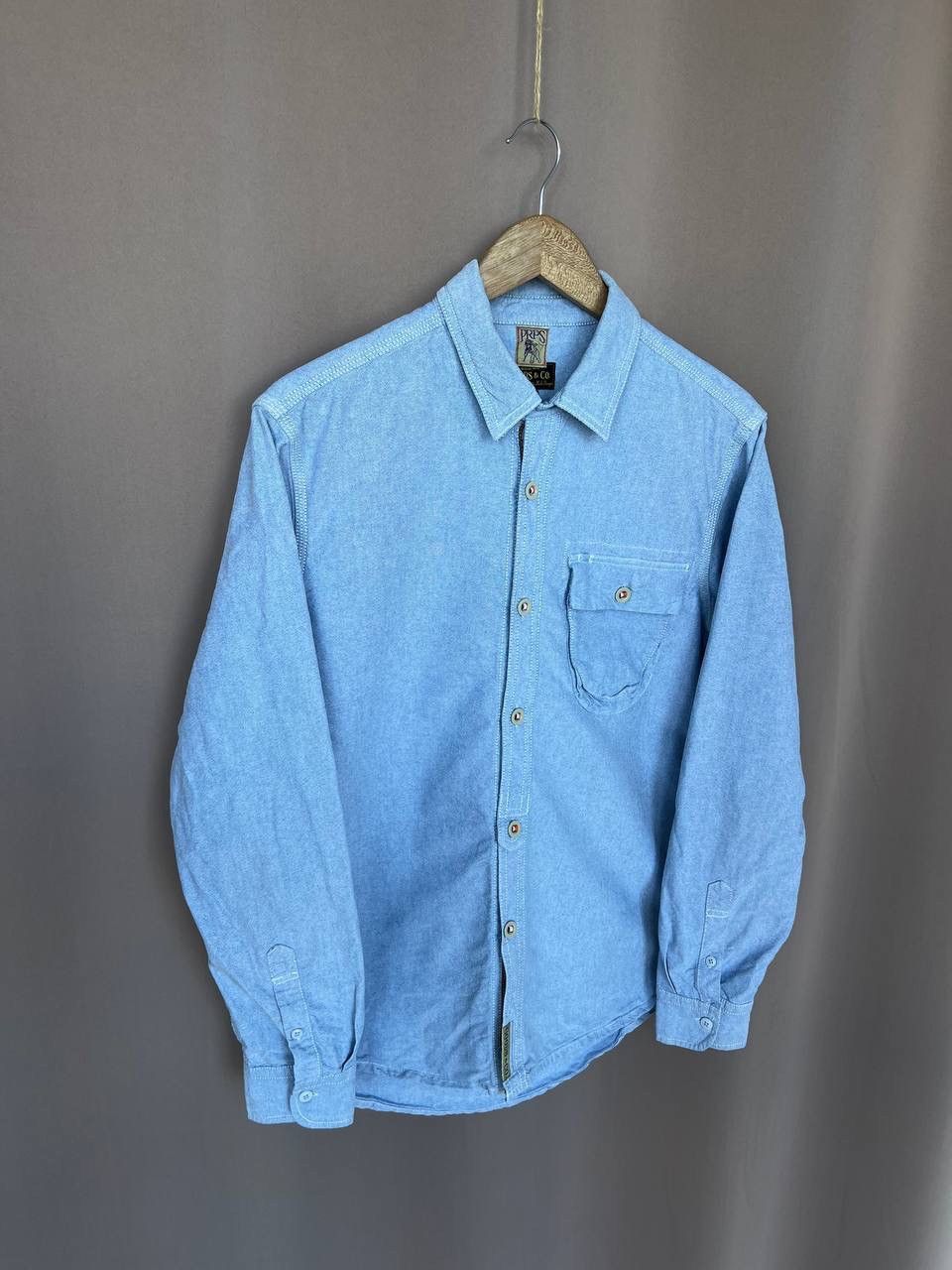 Prps PRPS Goods & Company Button Denim Shirt Mens Size L Vintage Size US L / EU 52-54 / 3 - 5 Thumbnail