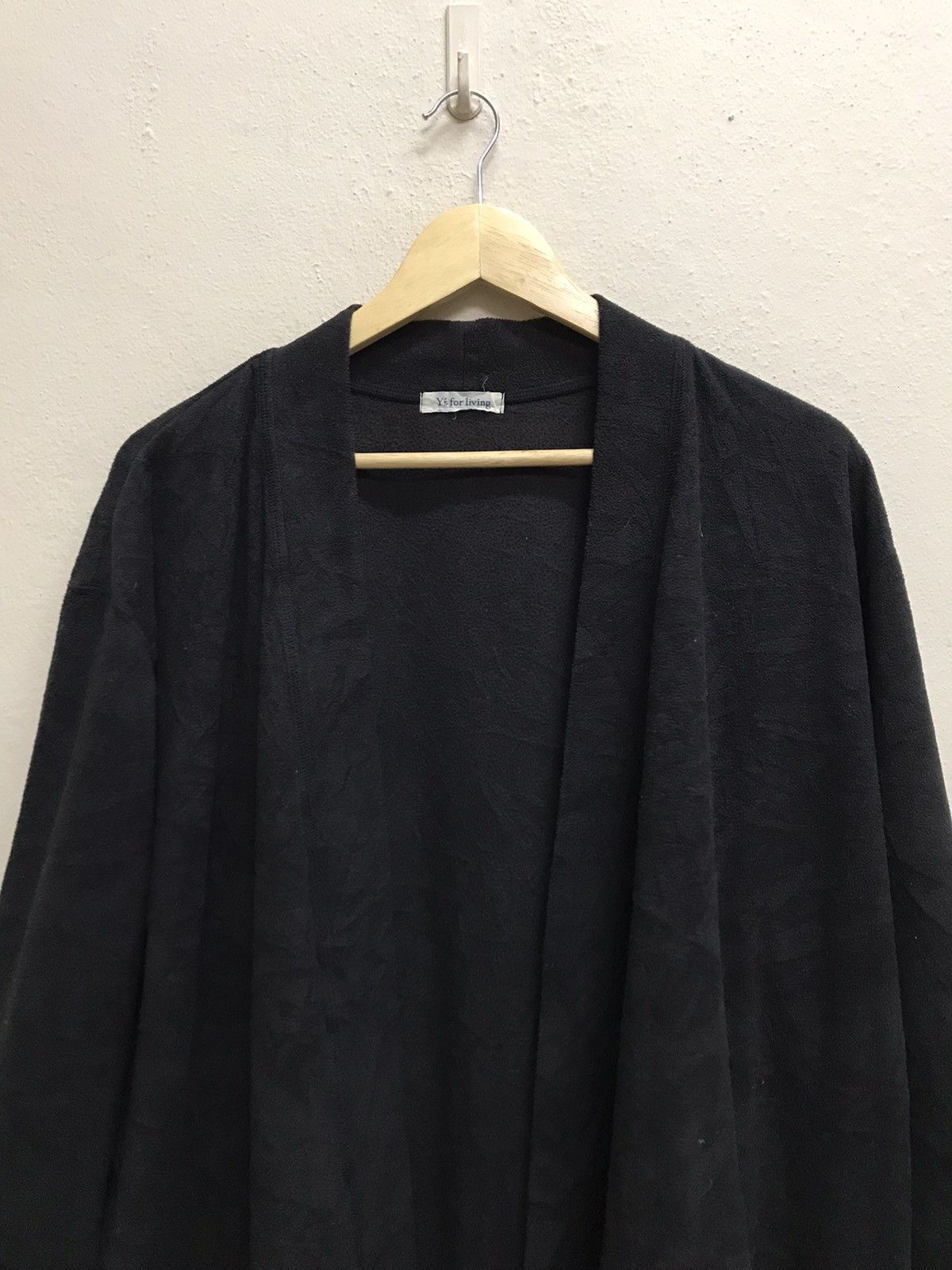Vintage × Y's × Yohji Yamamoto Vintage Y’S For Living Yohji Yamamoto Long Bathrobe fleece Size US XL / EU 56 / 4 - 12 Thumbnail