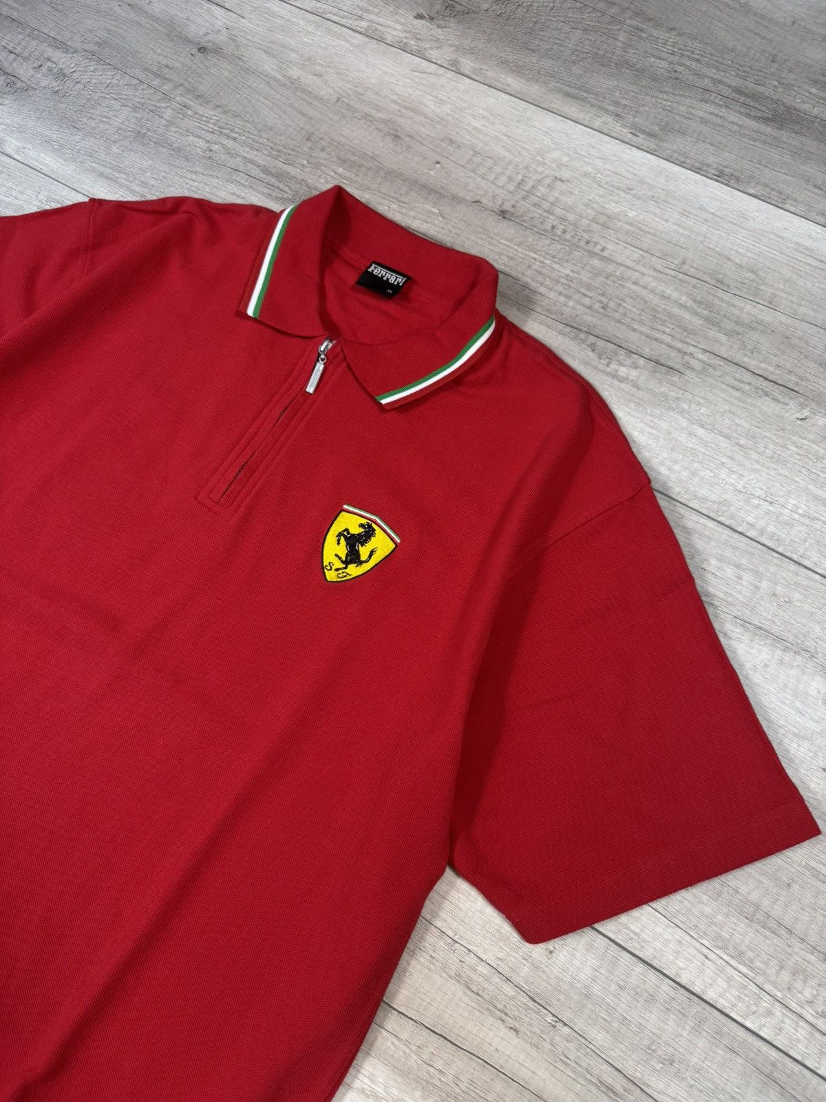 Ferrari Vintage Ferrari 1999 Formula F1 Racing Polo Jersey Size US XL / EU 56 / 4 - 2 Thumbnail