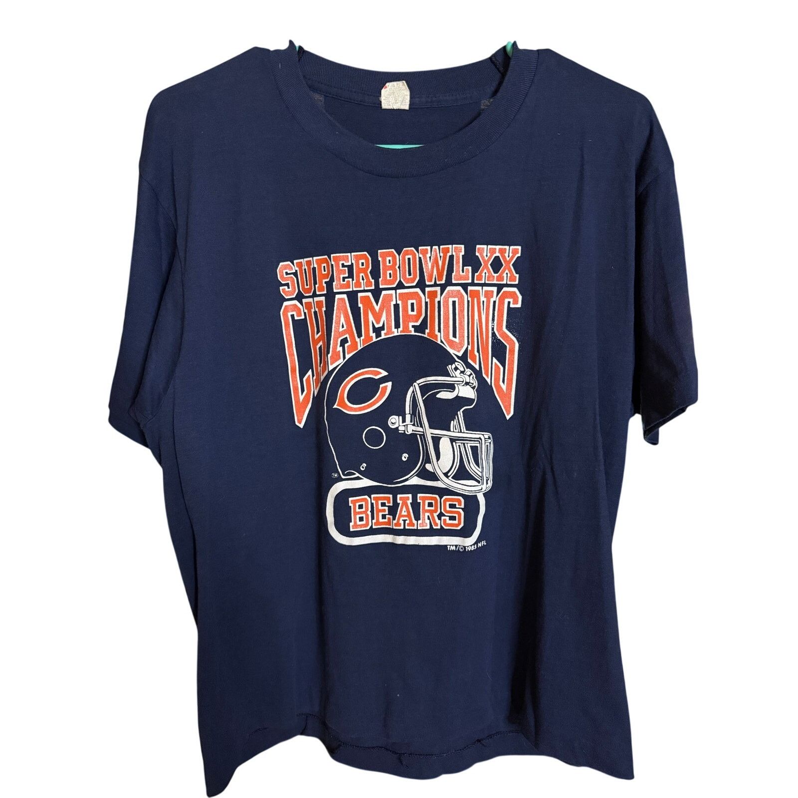 Other Vintage Chicago Bears 80s Tee Size US XL / EU 56 / 4 - 1 Thumbnail