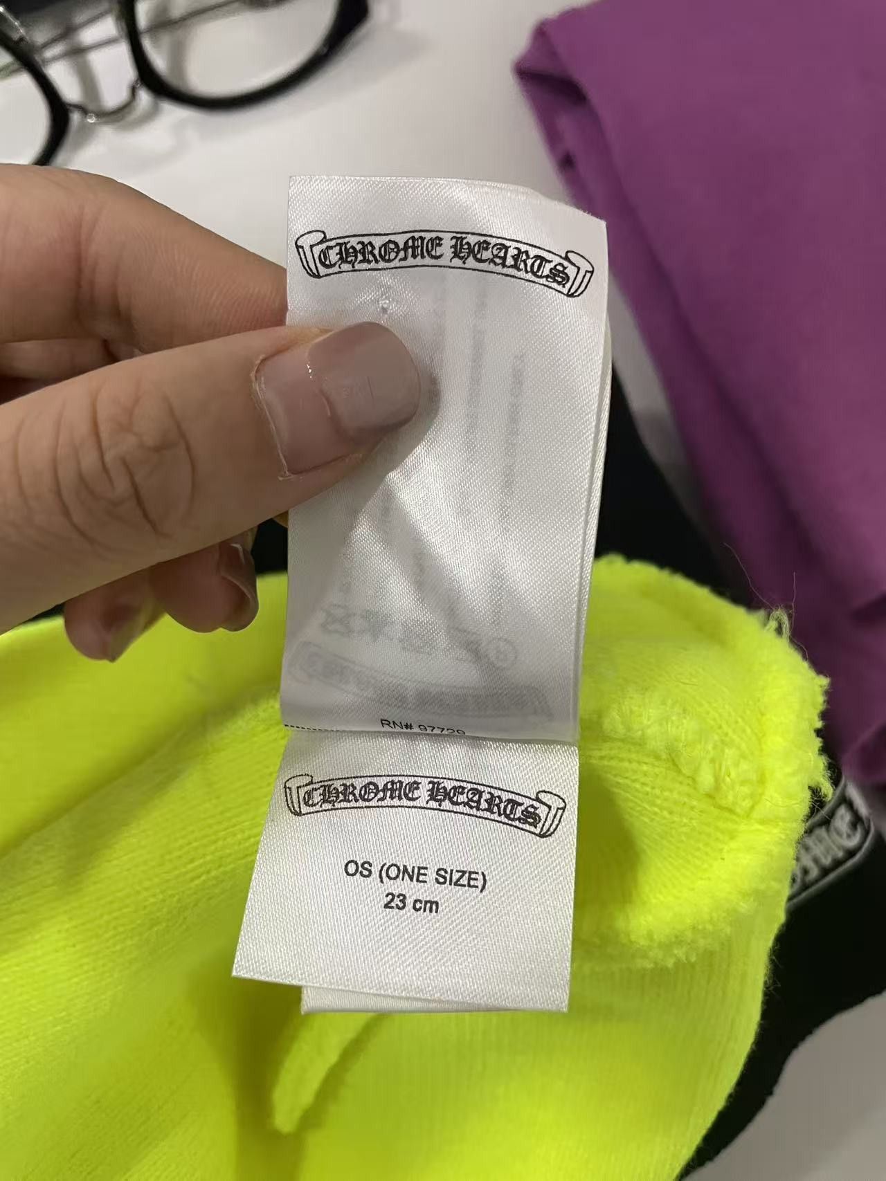 Chrome Hearts Chrome Hearts Embroidered Neon Yellow Beanie Size ONE SIZE - 6 Thumbnail