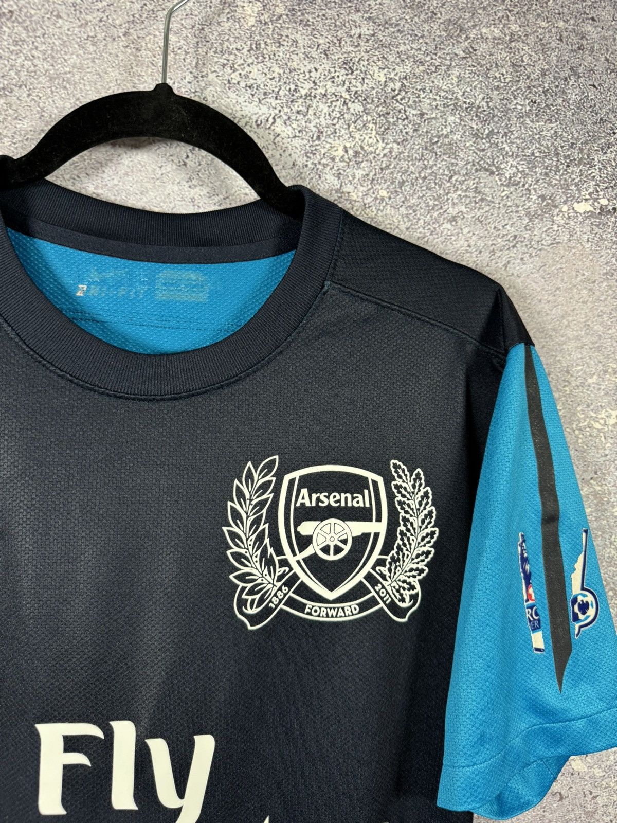 Nike × Vintage Vintage Arsenal 2011/12 Away Nike Jersey Blokcore Medium Size US M / EU 48-50 / 2 - 6 Thumbnail