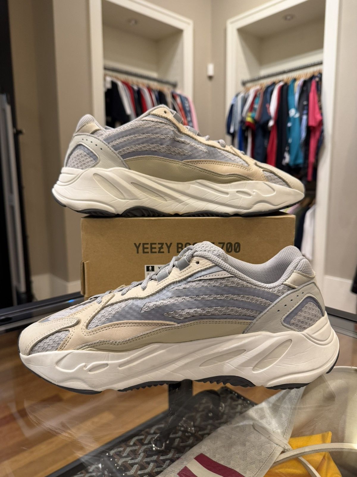Adidas Adidas Yeezy Boost 700 V2 ‘Static’ Size US 11.5 / EU 44-45 - 2 Thumbnail