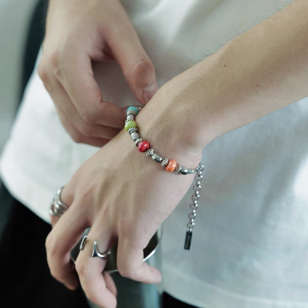 Japanese Brand × Vintage Retro punk bracelet Size ONE SIZE - 1 Thumbnail