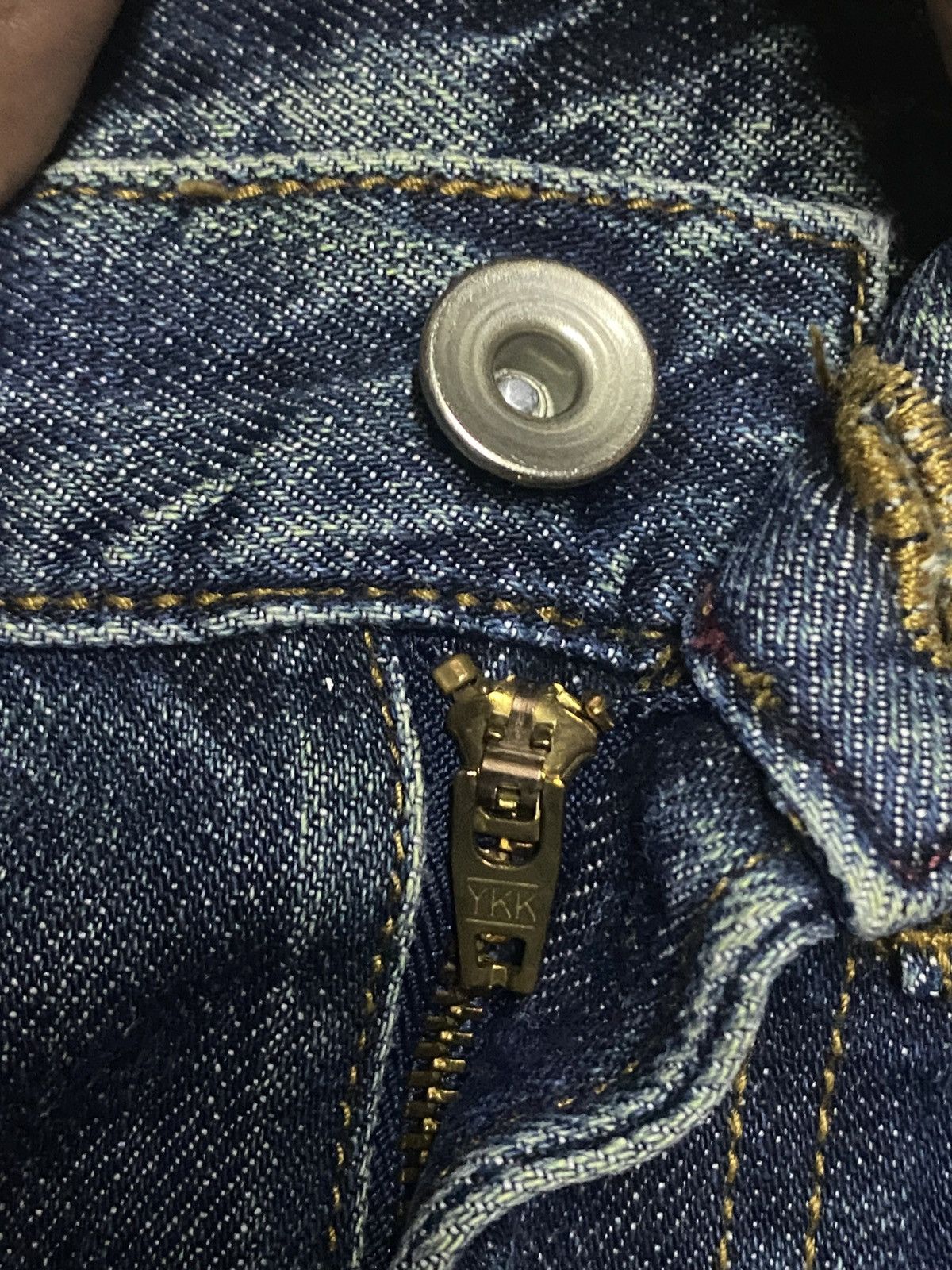 Japanese Brand Vintage Japanese Brand Mud Wash Frayer Baggy Jeans Size US 26 / EU 42 - 10 Thumbnail