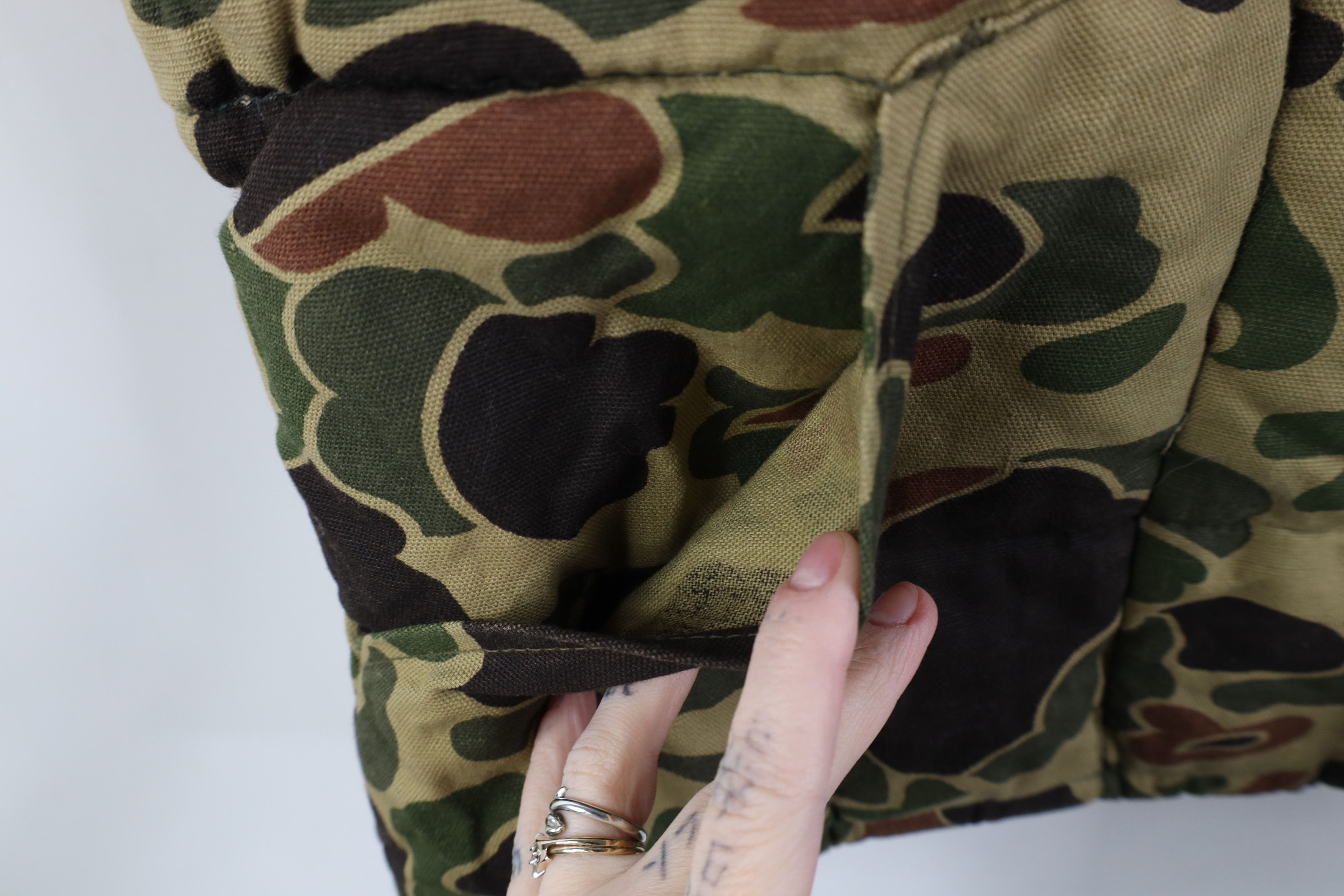 Vintage Vintage 70s Streetwear Reversible Canvas Puffer Vest Size US L / EU 52-54 / 3 - 6 Thumbnail