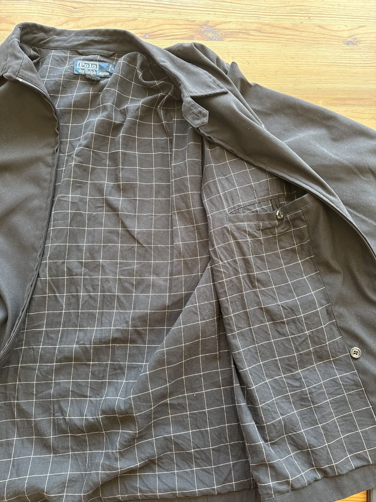 Polo Ralph Lauren Black Vintage Polo Light Jacket Size US L / EU 52-54 / 3 - 2 Thumbnail