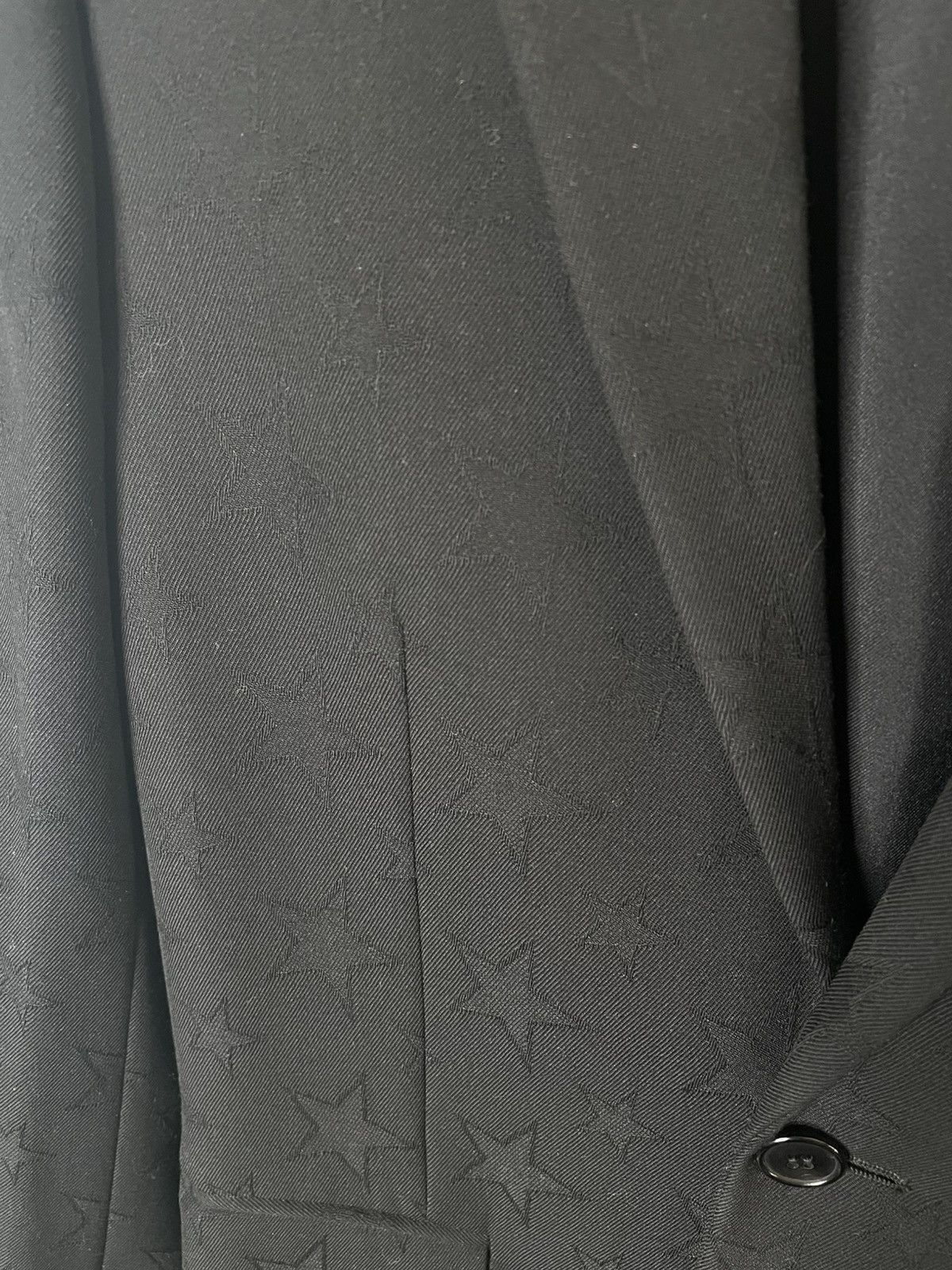 Hedi Slimane × Saint Laurent Paris Saint Laurent Allover Star Print 2B Blazer Jacket size 46 Size 46R - 9 Thumbnail