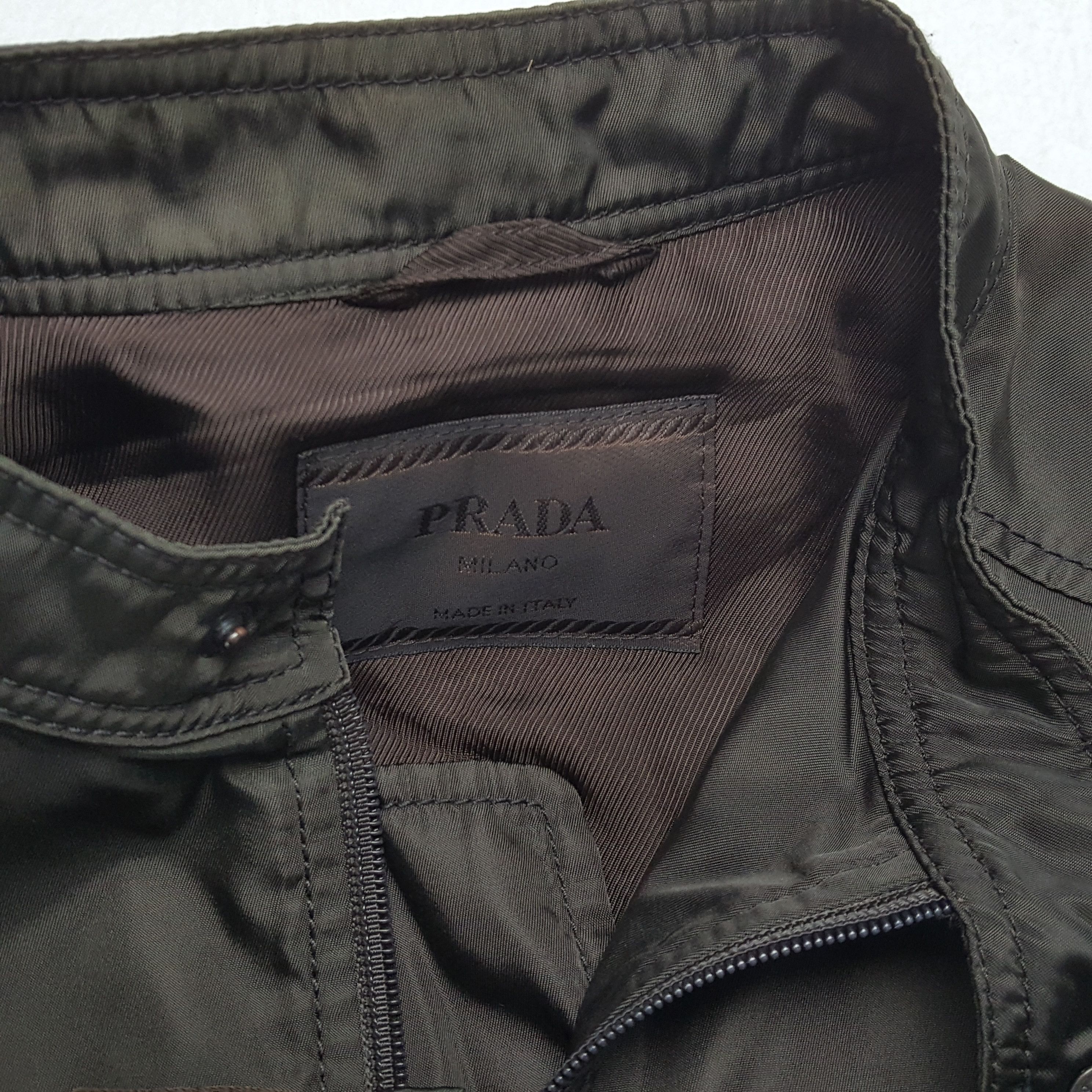 Prada × Vintage Vintage PRADA Italian Fashion Brand Bombers Jacket Size US L / EU 52-54 / 3 - 11 Thumbnail